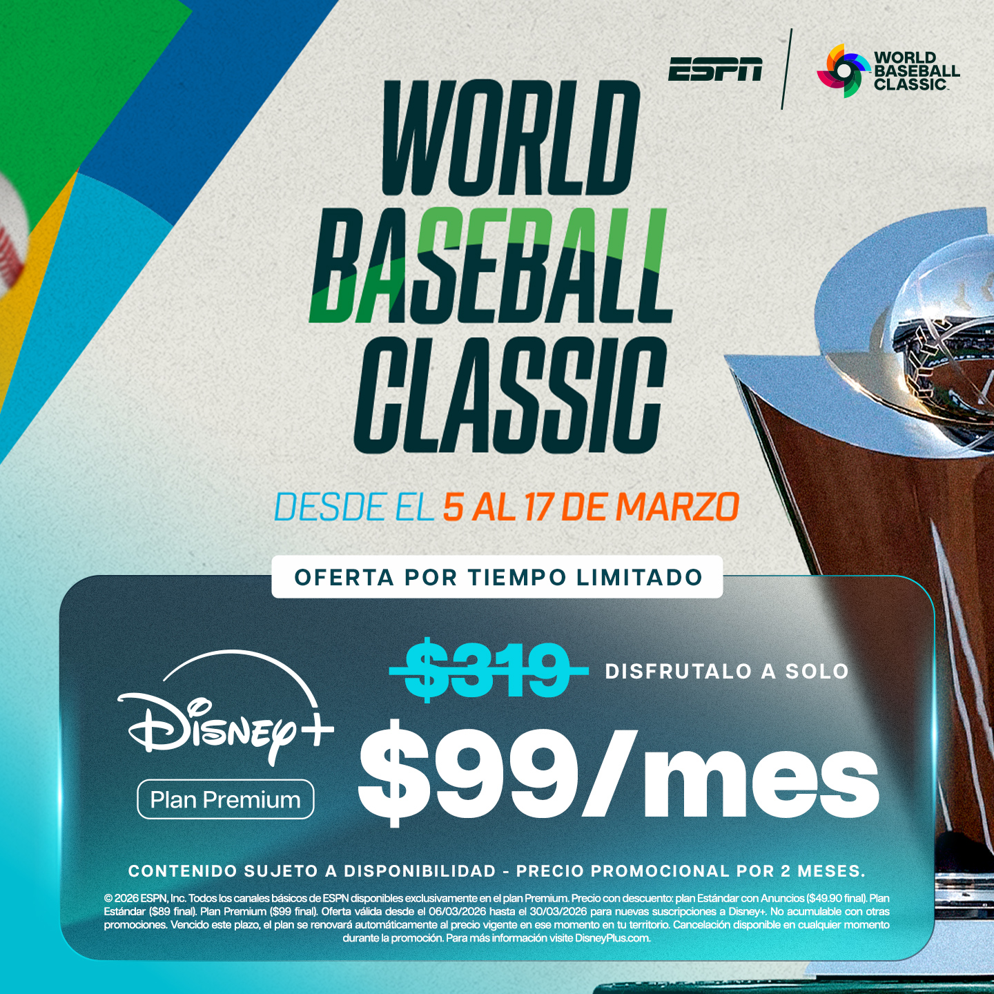 Disney+ Facebook ad