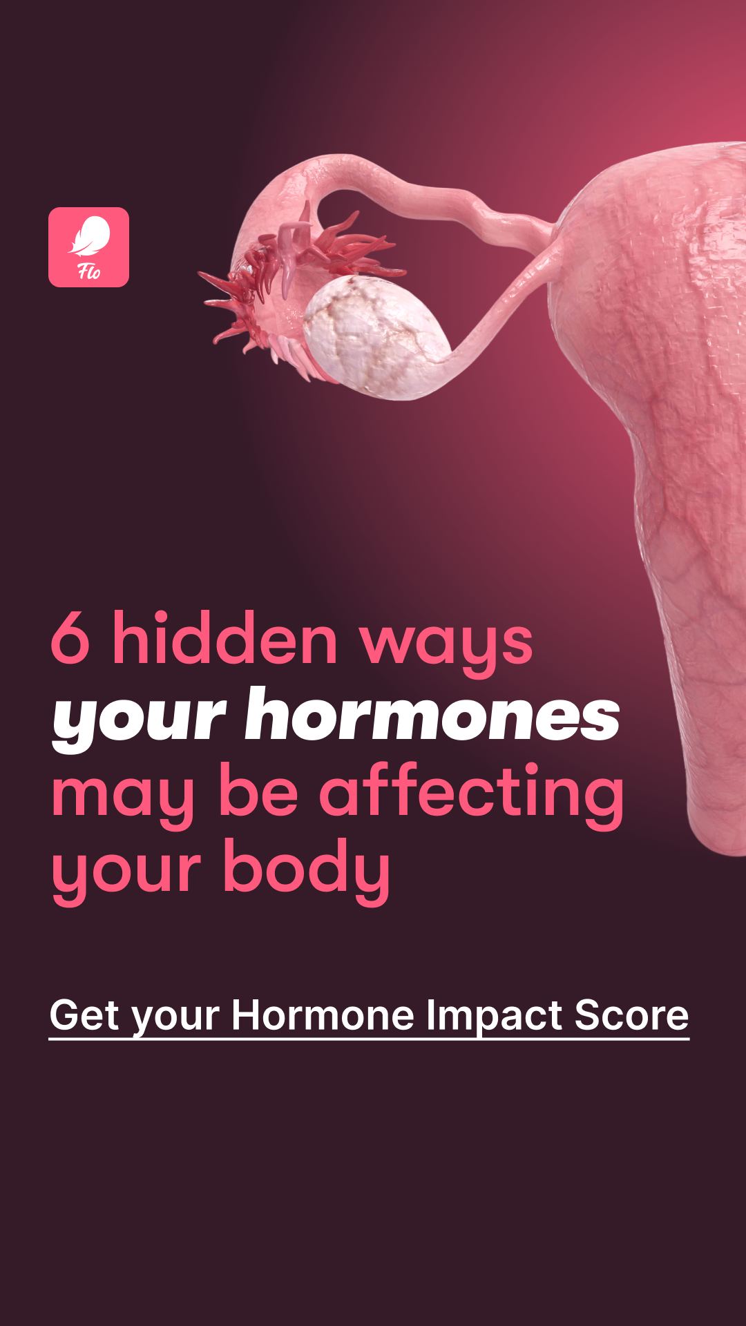 Flo Period Tracker App Facebook ad