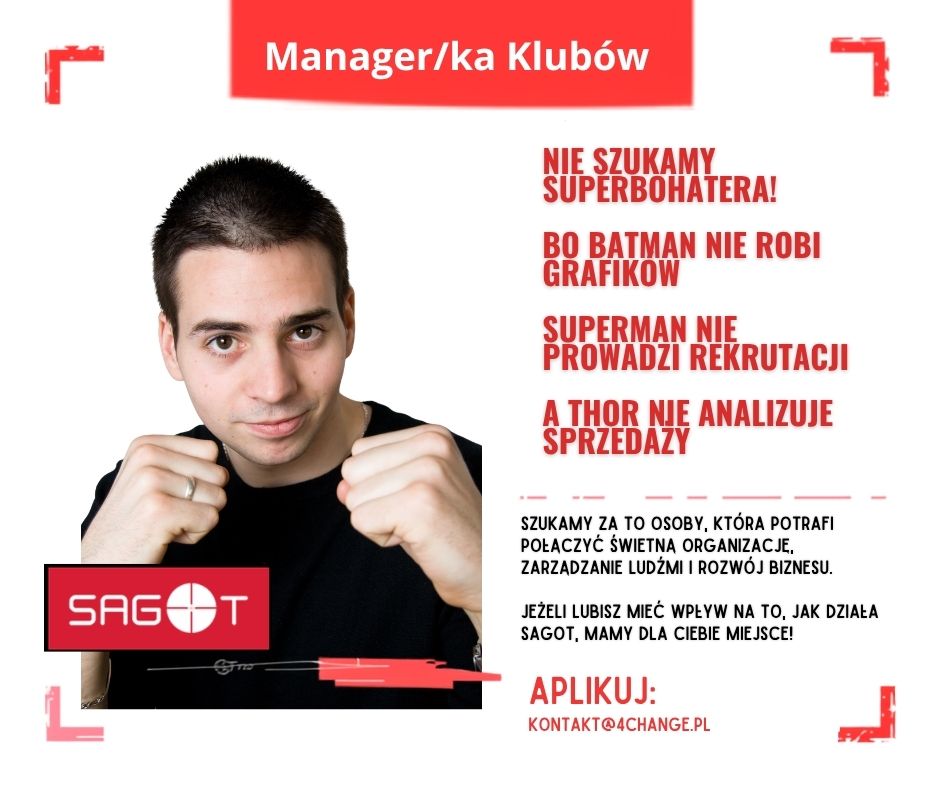 Krav Maga SAGOT Facebook ad: Nie szukamy Batmana.