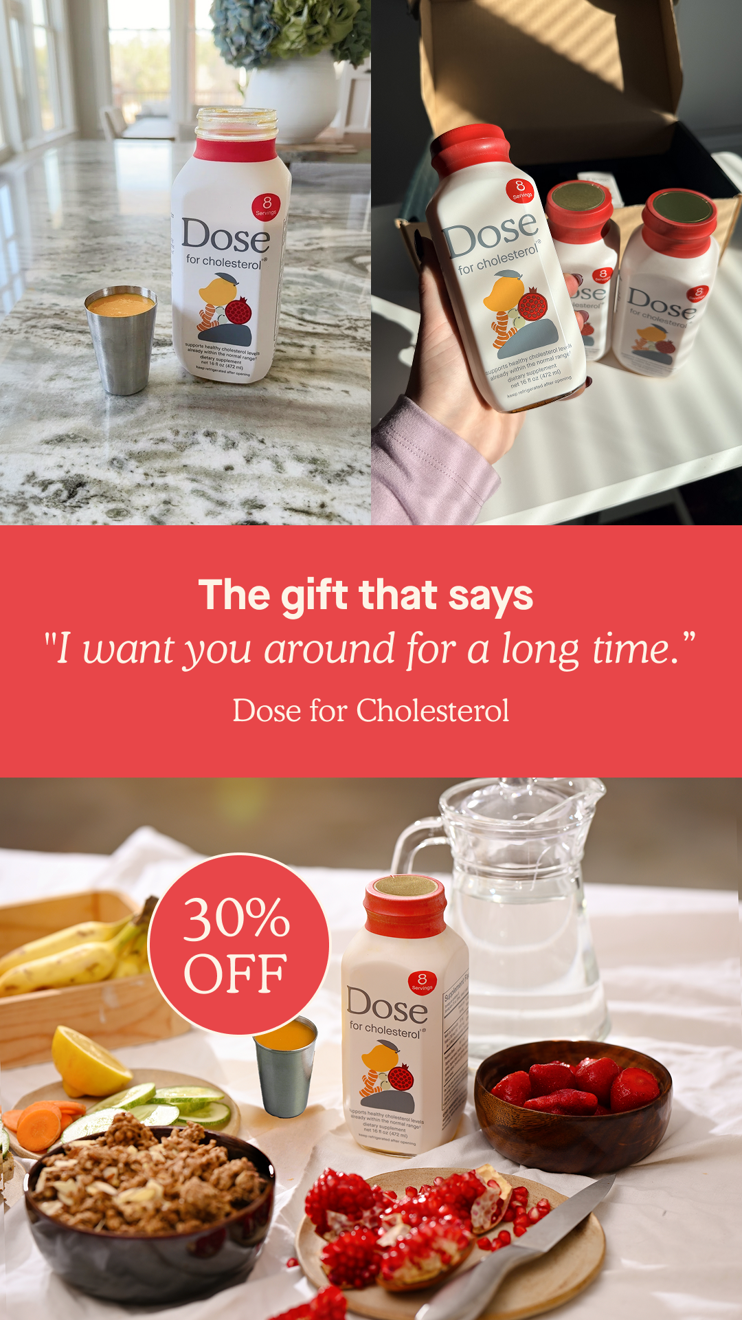 Dose for Cholesterol Facebook ad