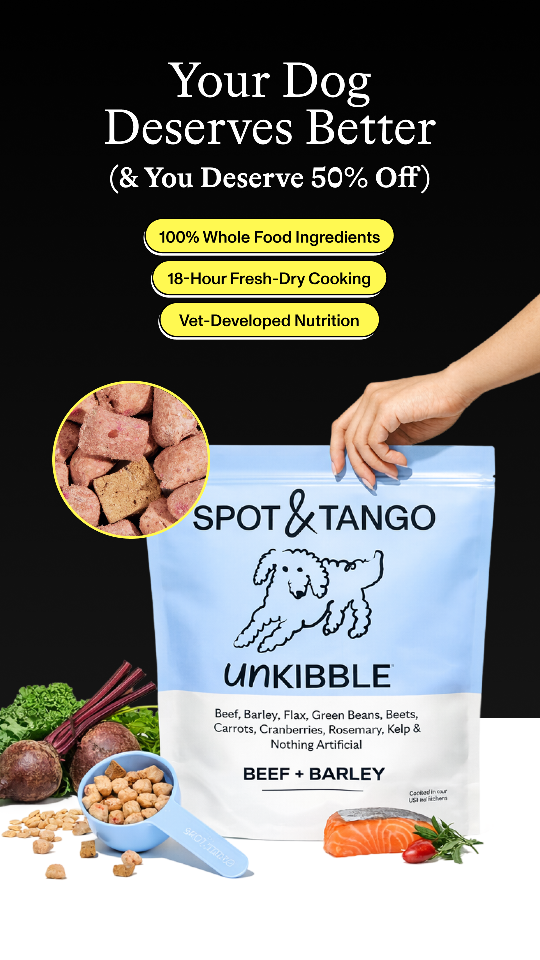 Spot and Tango Facebook ad
