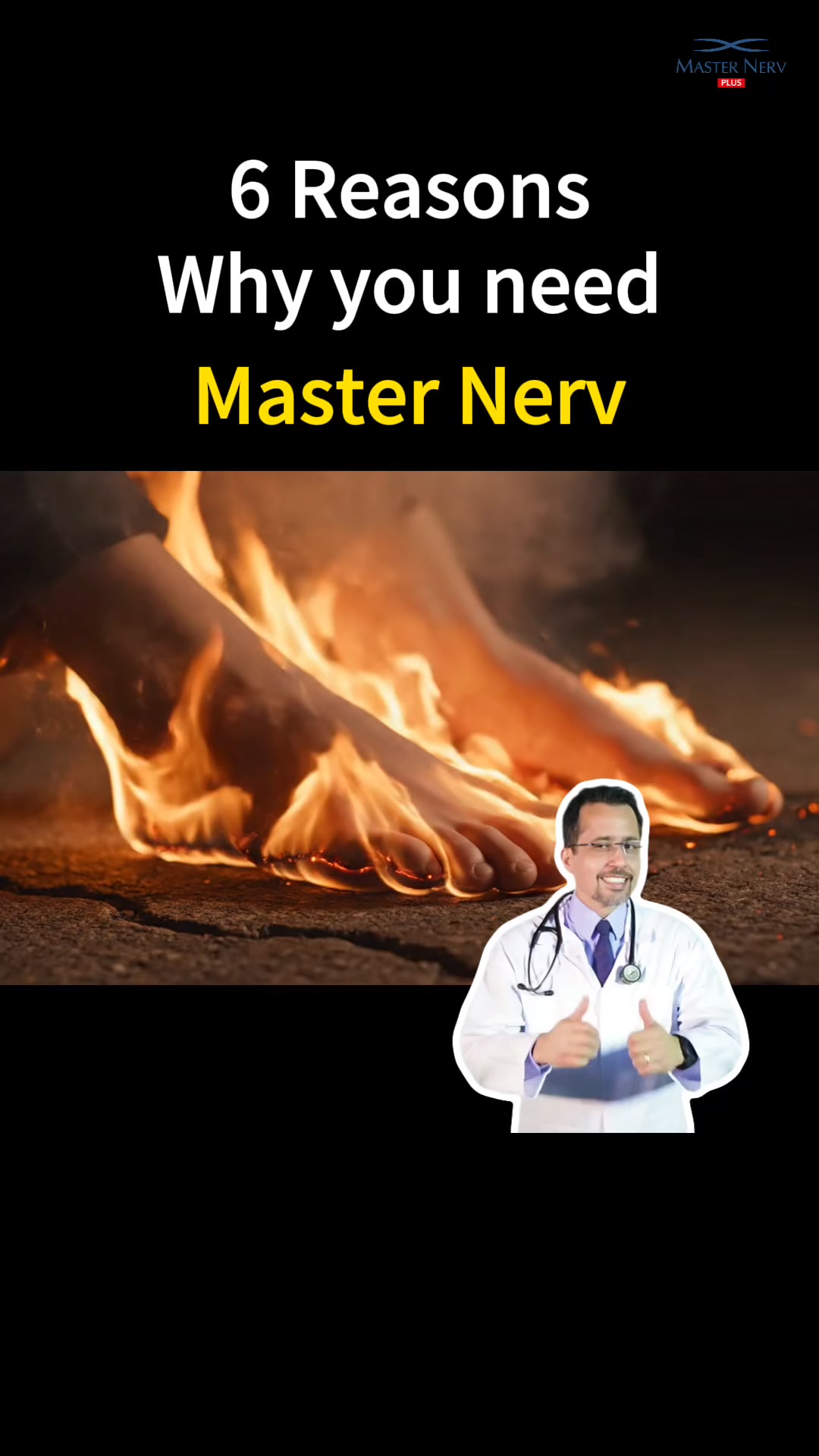 Master Nerv - Daily Nerve Health Support Facebook ad: Highly recommended by Pharmacist