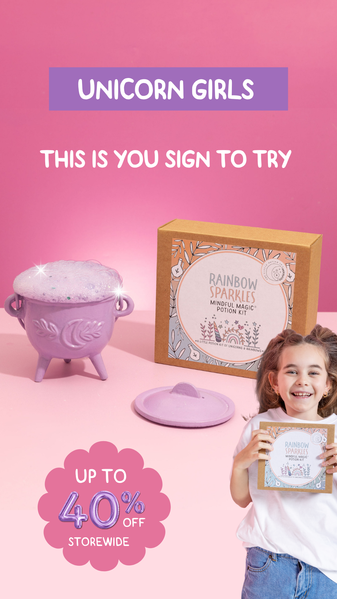 The Little Potion Co Facebook ad