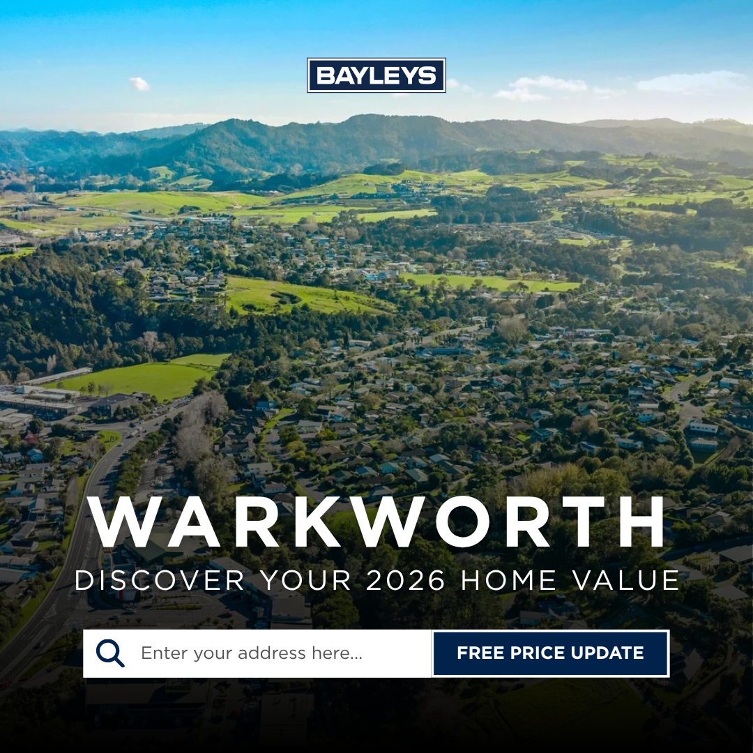 Bayleys Mahurangi Facebook ad: What's Your Property Worth?