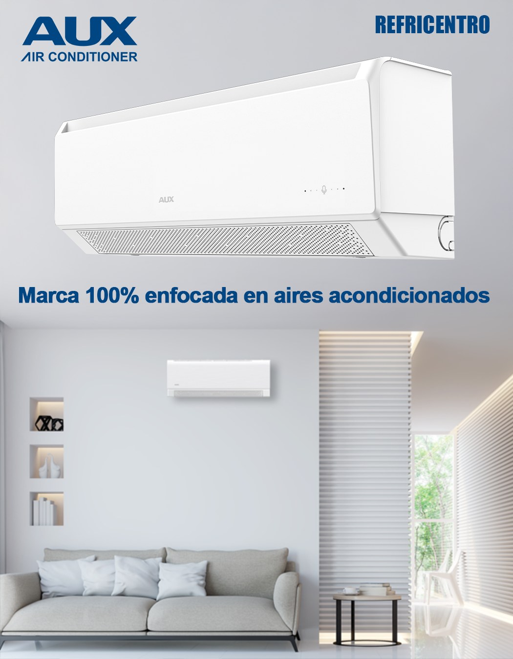 Refricentro Puerto Rico Facebook ad: El aire que tu espacio merece, con la…