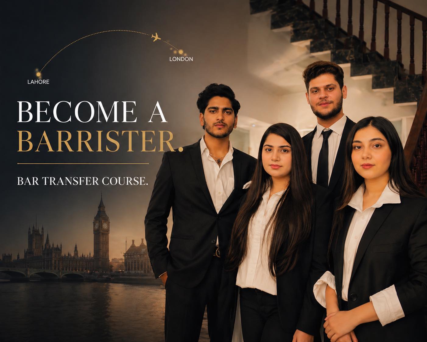 Blackstone School of Law & Business Facebook ad: Are you a licensed lawyer in Pakistan?