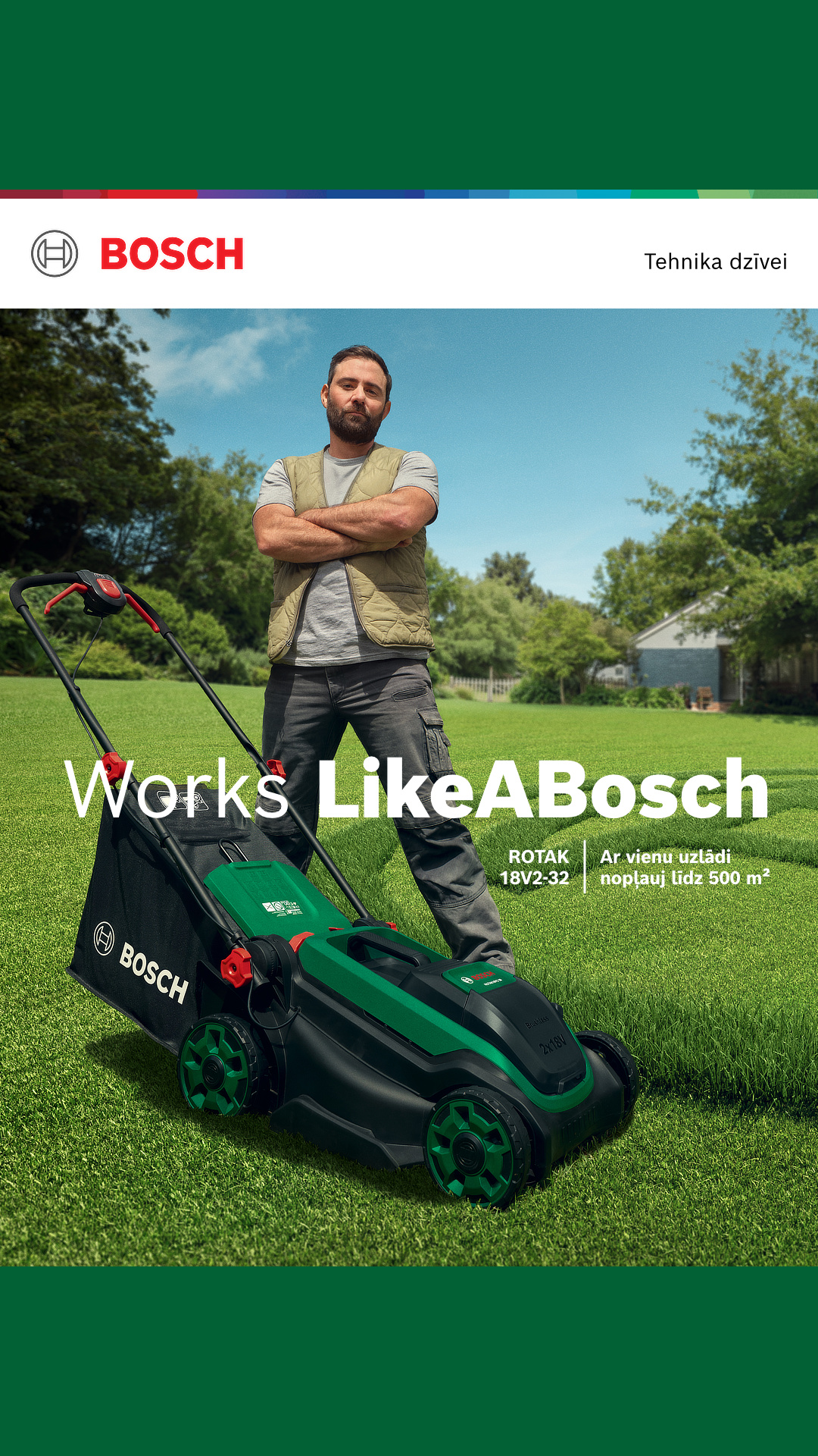Bosch Latvija Facebook ad from May 26, 2026