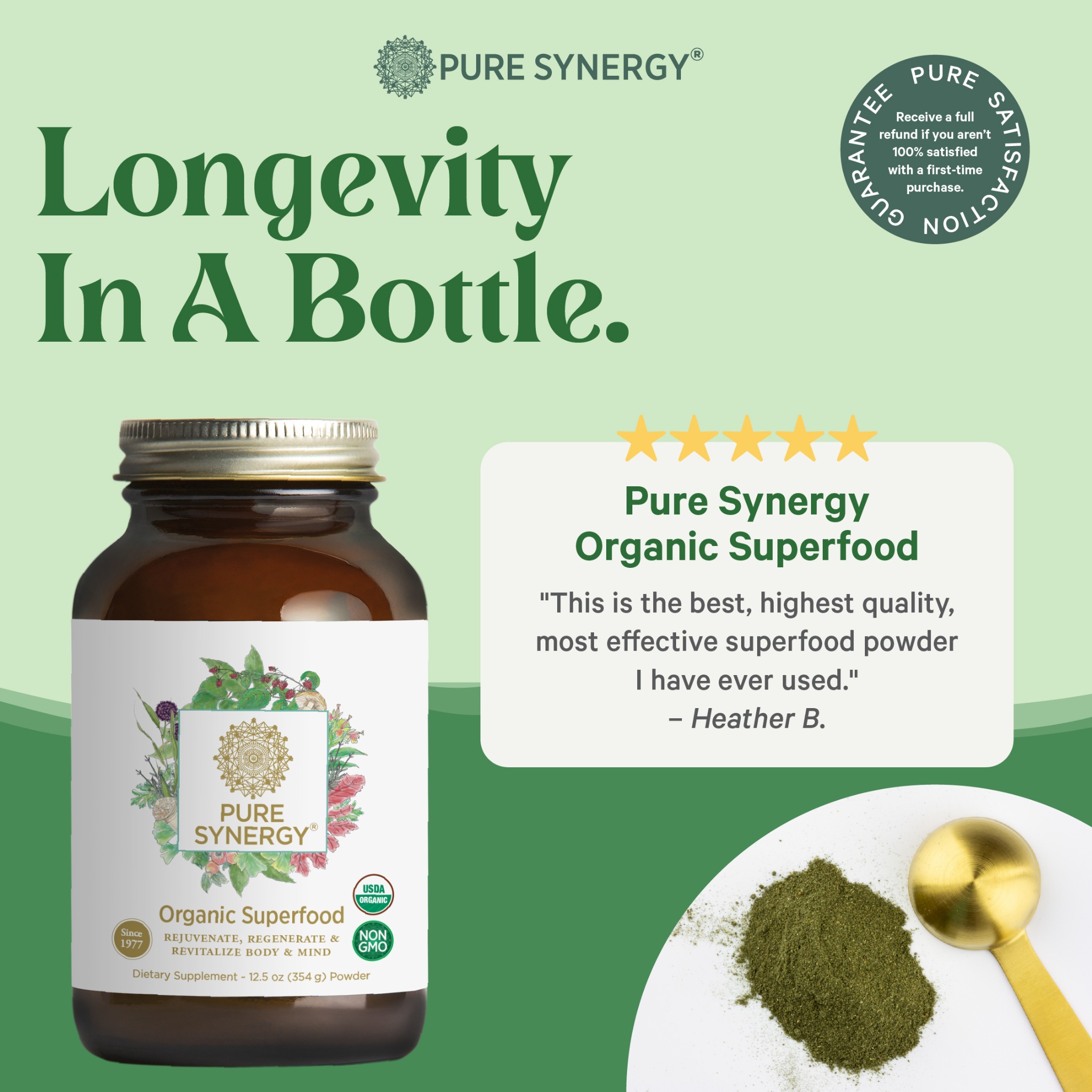 PURE SYNERGY Facebook ad