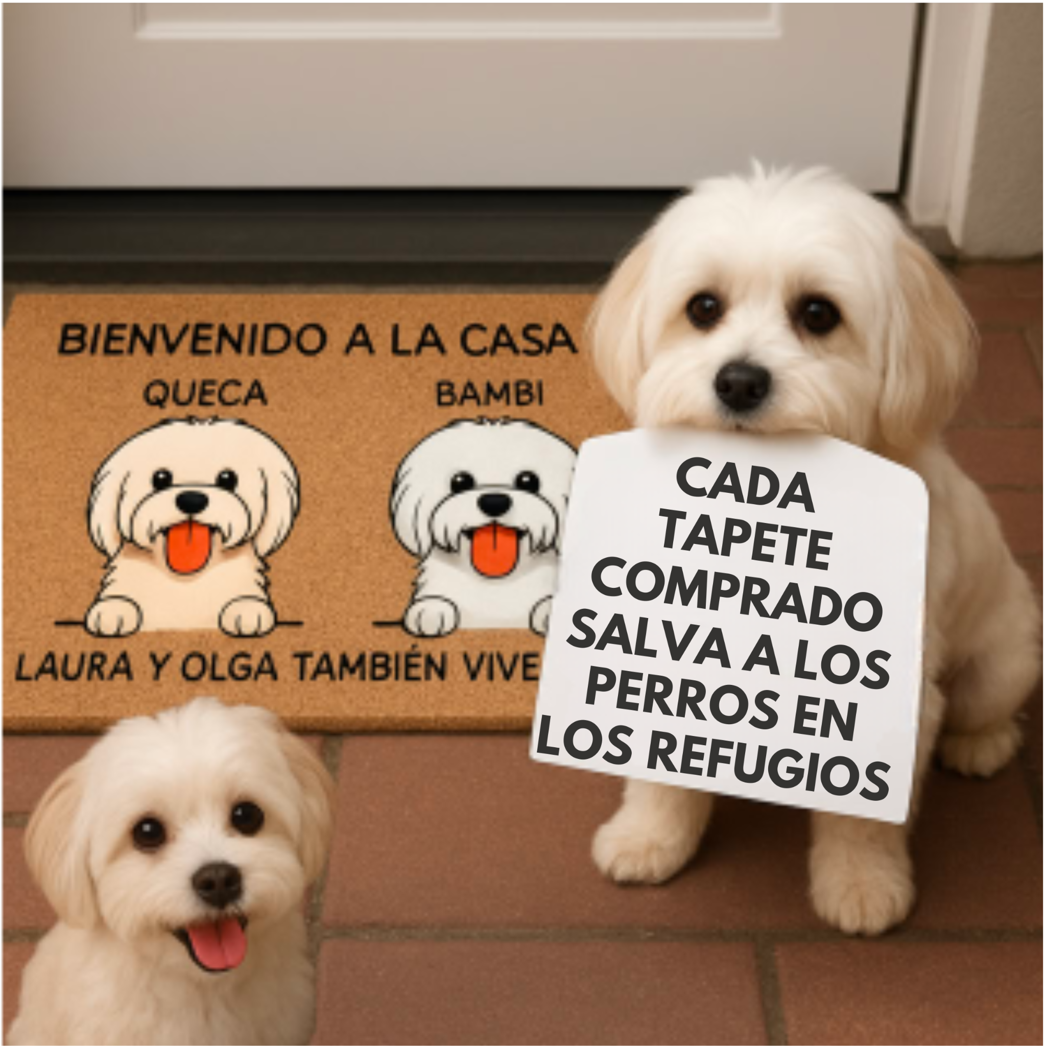 PawPeludo Facebook ad: Tapete personalizado