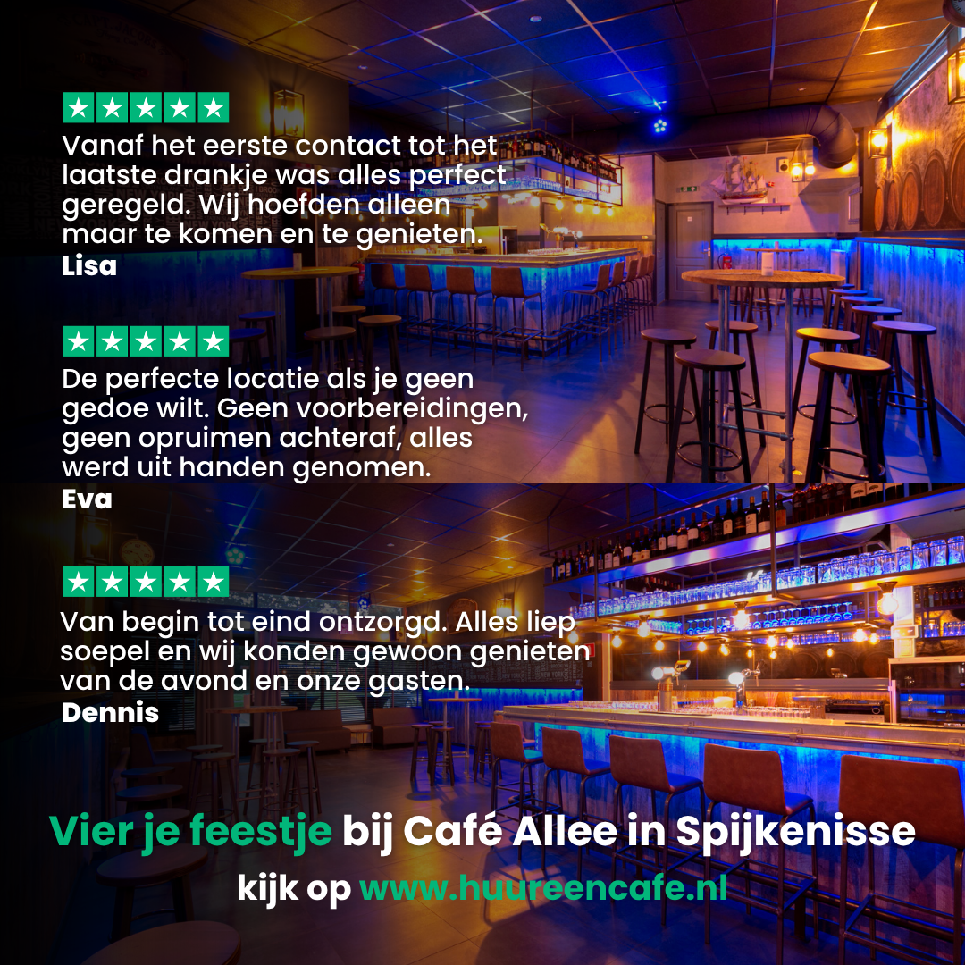 Café Allee - Huureencafe.nl Facebook ad: Huur jouw eigen café!