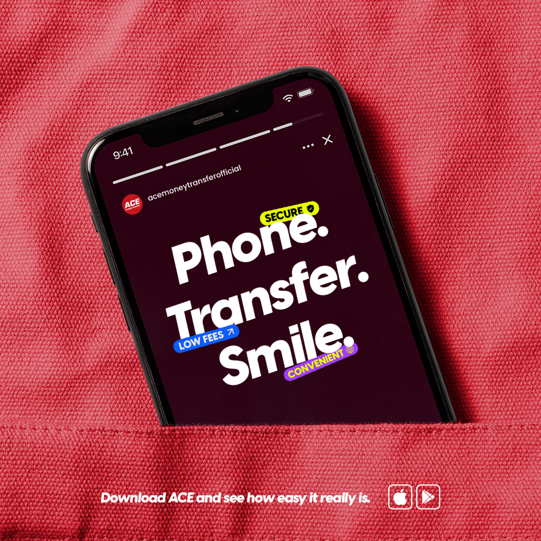 ACE Money Transfer Facebook ad