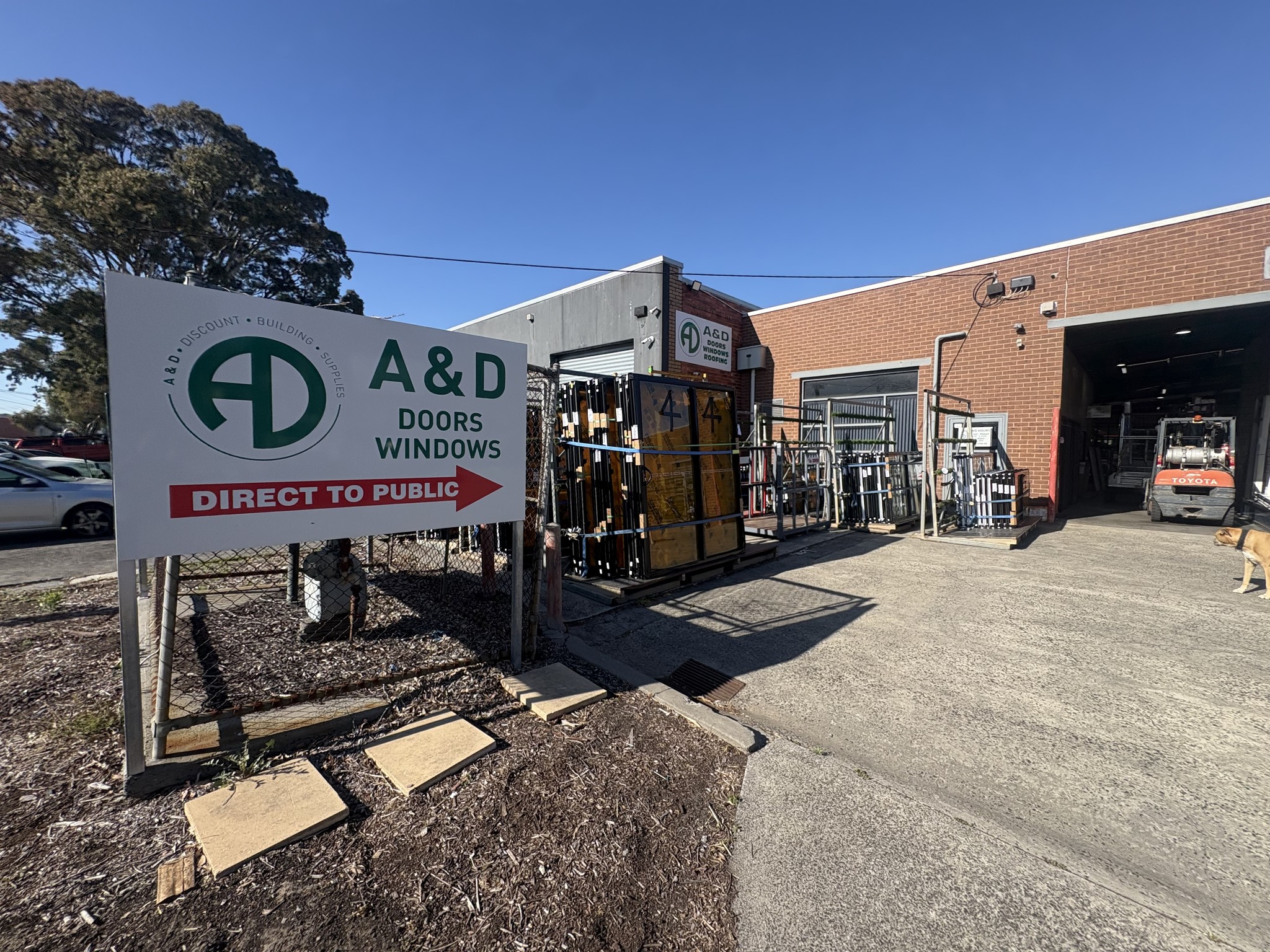 A & D Discount Building Supplies Facebook ad