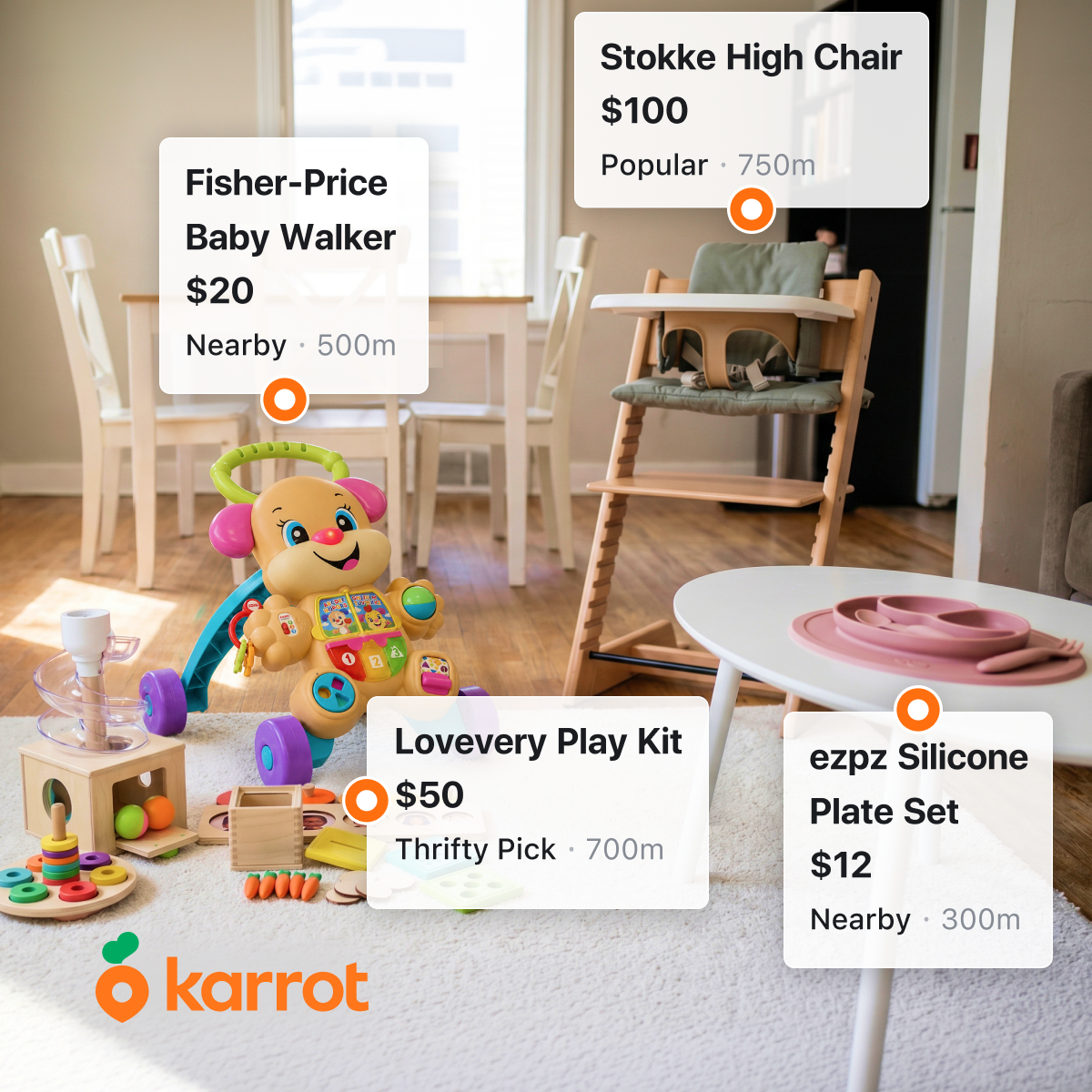 Karrot - Buy & Sell Locally Facebook ad