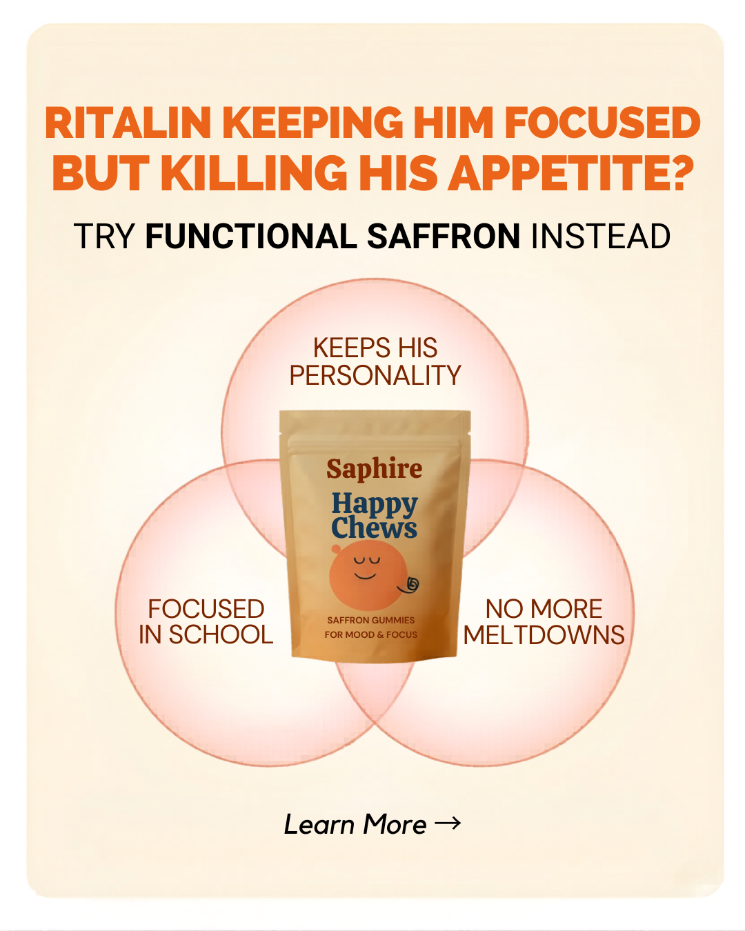 The Natural Parent Facebook ad