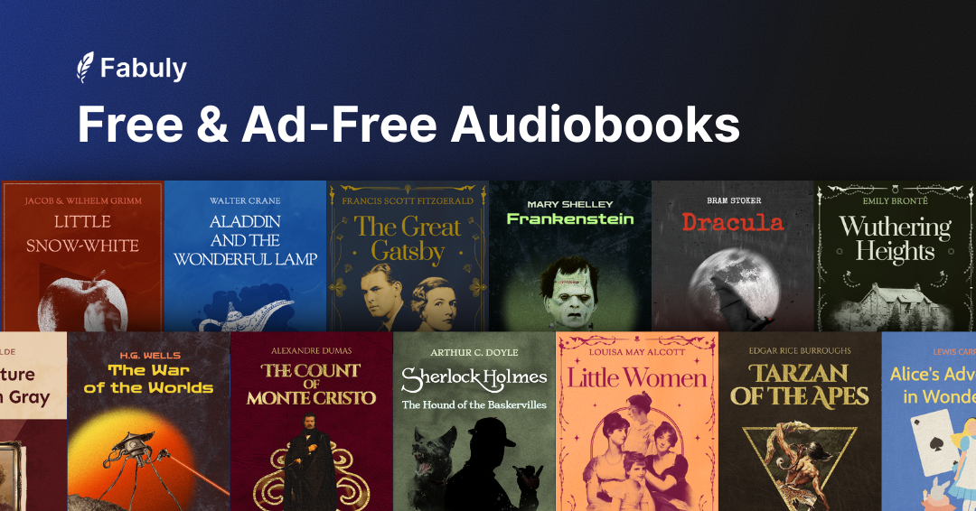 Fabuly Facebook ad: Free Classic Audiobooks App