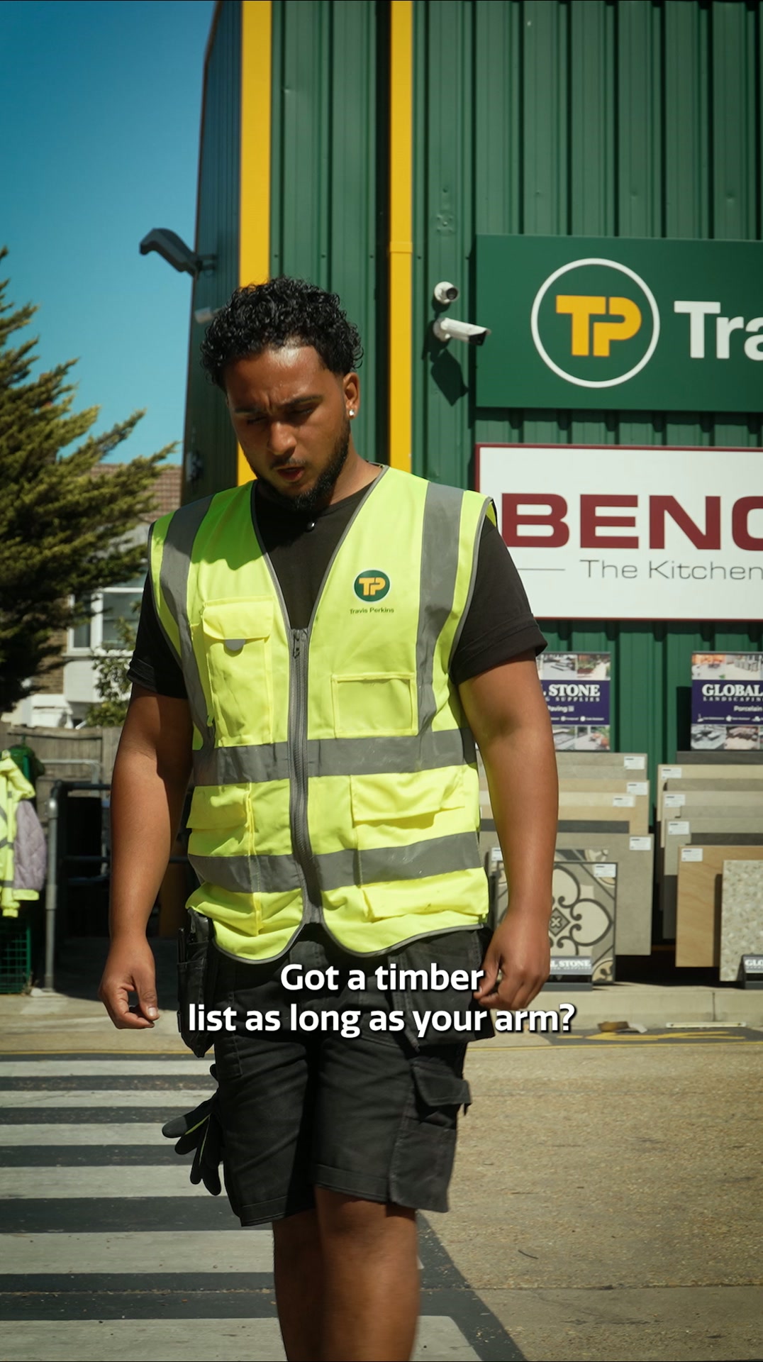 Travis Perkins Facebook ad: Timber & Sheet Materials for Every Job
