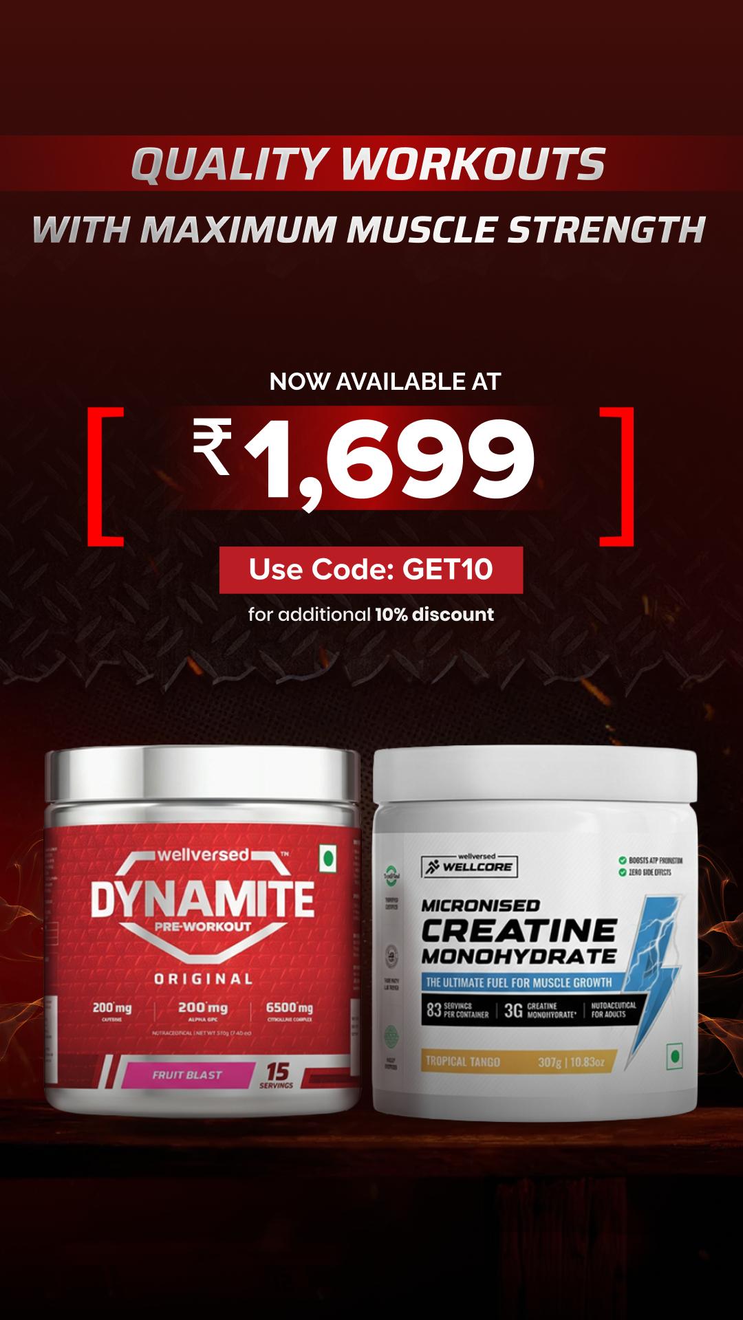 Dynamite - Wellversed Brand Facebook ad