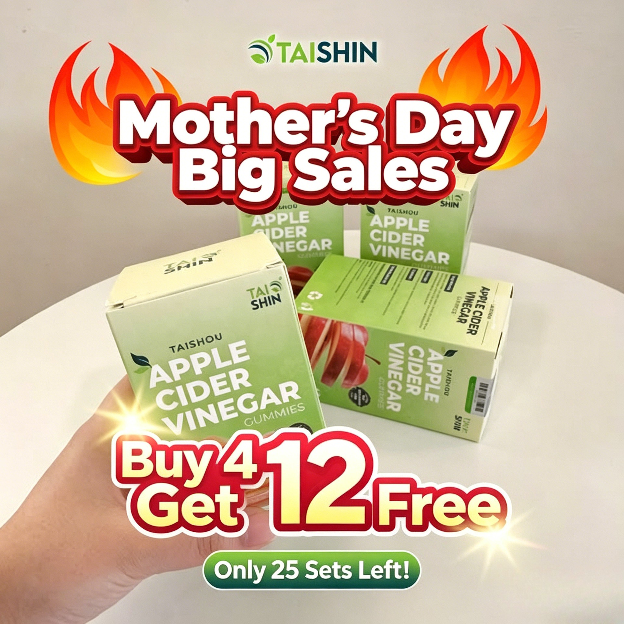 Taishou Apple Cider Gummies Facebook ad