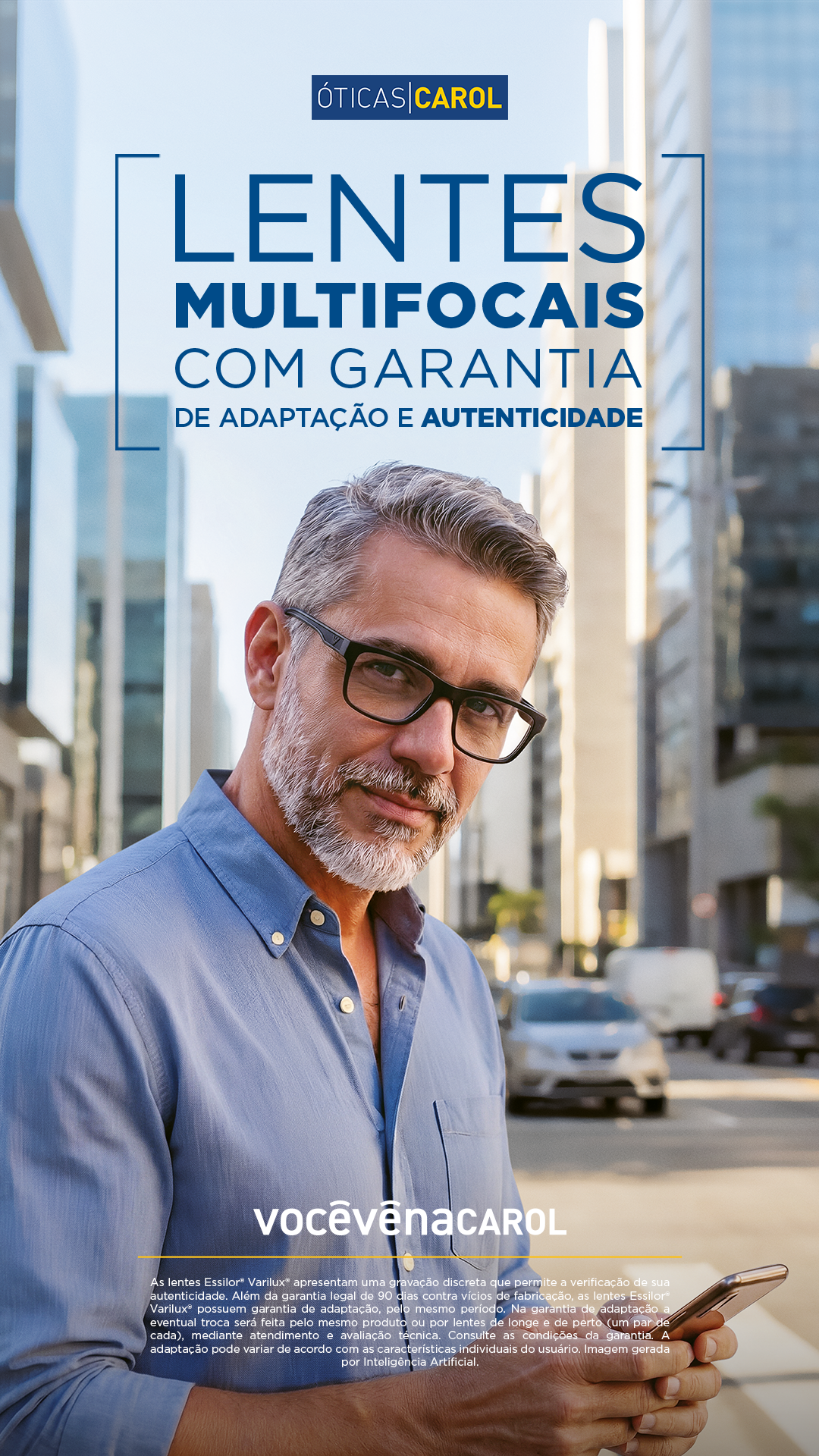 Óticas Carol Facebook ad from Jul 7, 2026