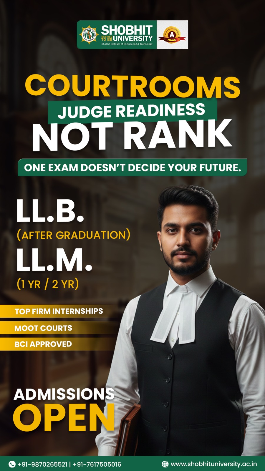 Shobhit University India Facebook ad from Jan 31, 2026