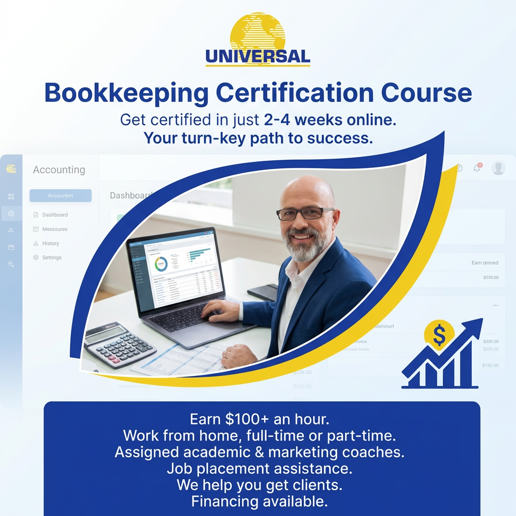 Roger Knecht, Universal Accounting Facebook ad