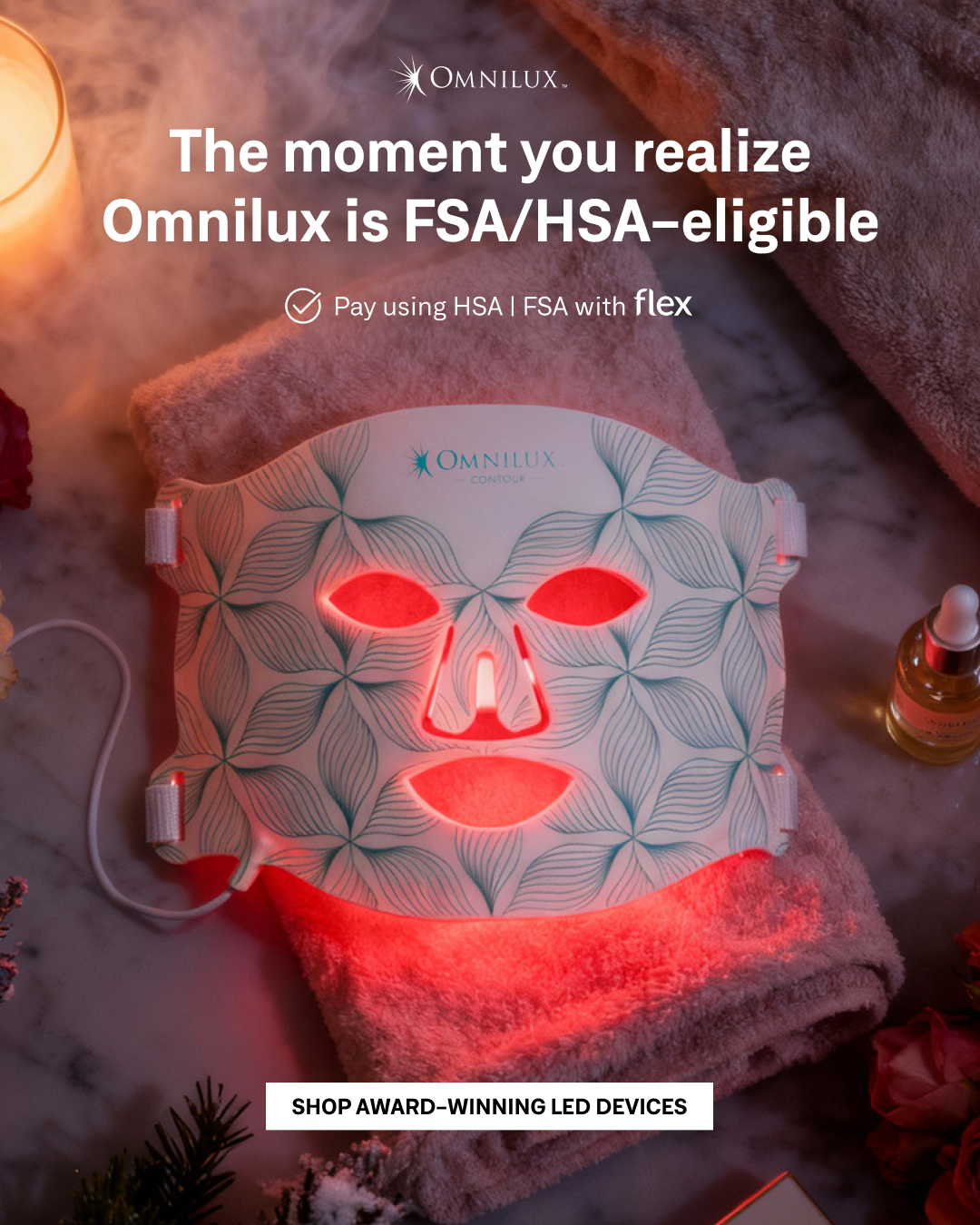 Omnilux Facebook ad