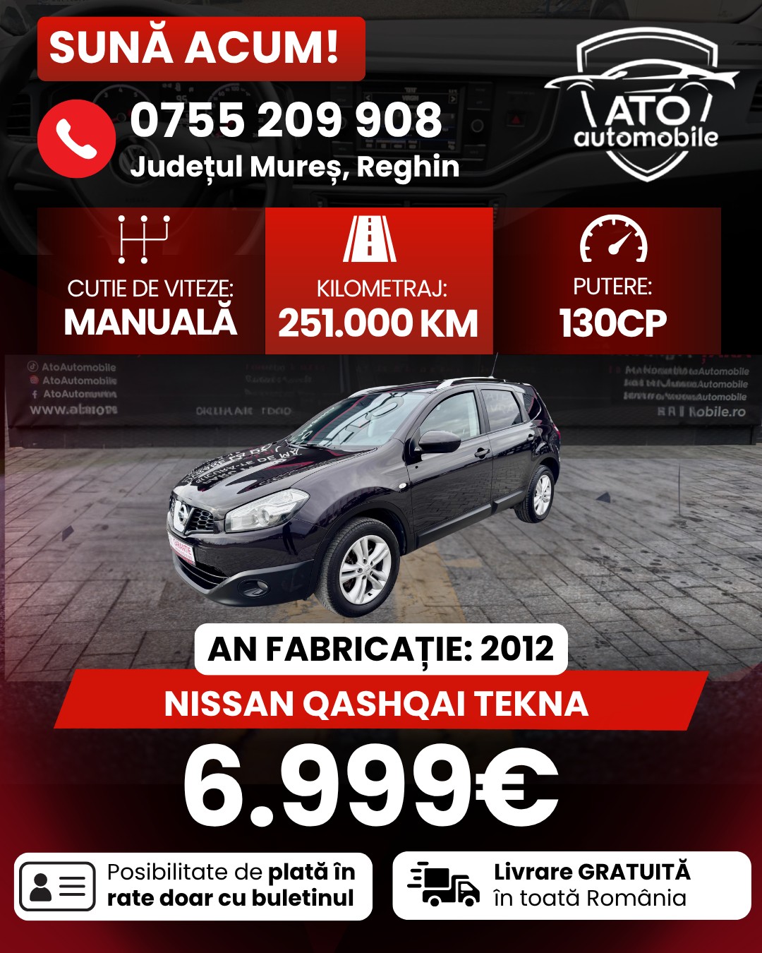Ato Automobile Facebook ad