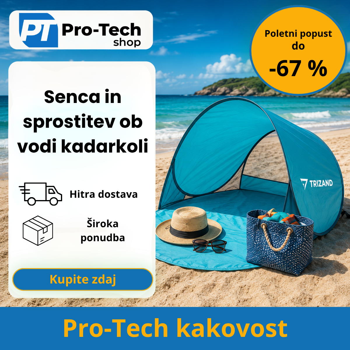 Pro-Tech shop.si Facebook ad