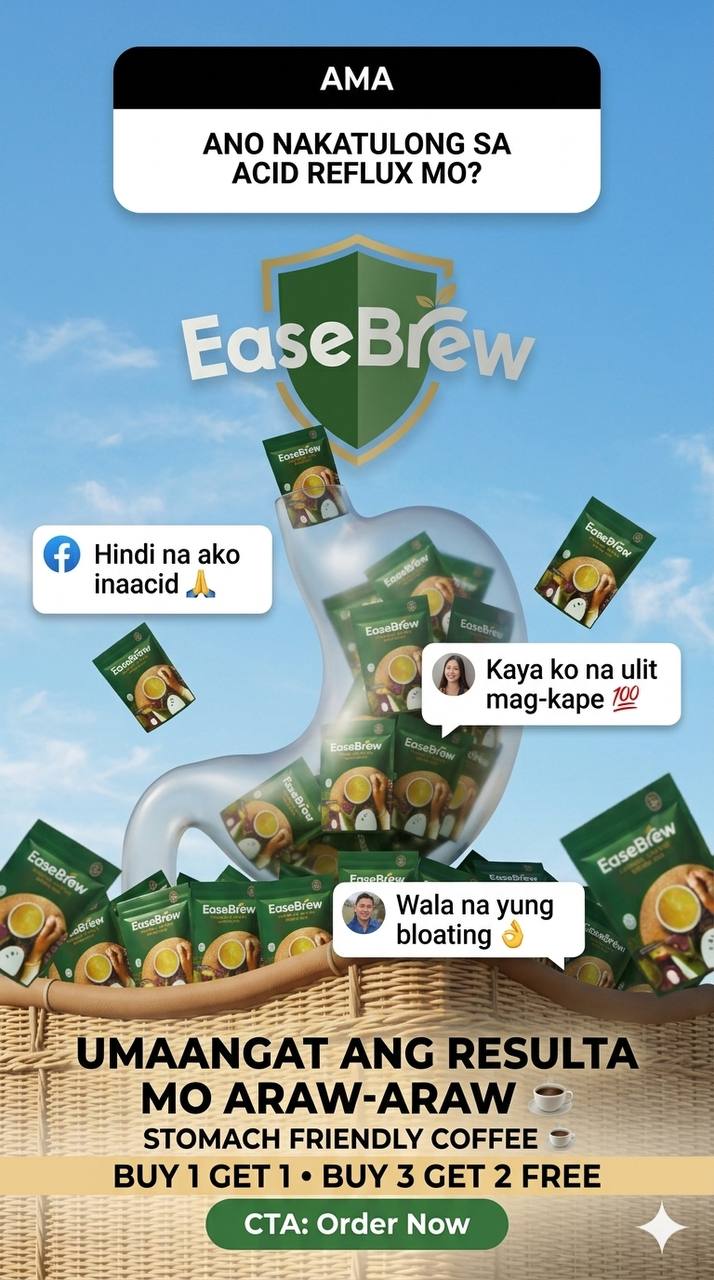 EaseBrew Health Journey Facebook ad from Apr 14, 2026