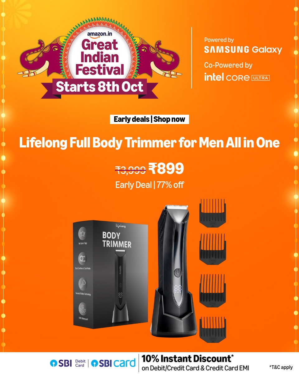 Amazon India Facebook ad: Amazon Great Indian Festival | Starts 8th Oct.