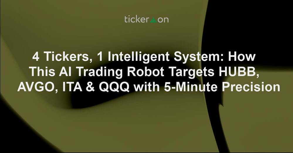 Tickeron, Inc Facebook ad: 4 Tickers, 1 Intelligent System: How This AI Trading Robot…
