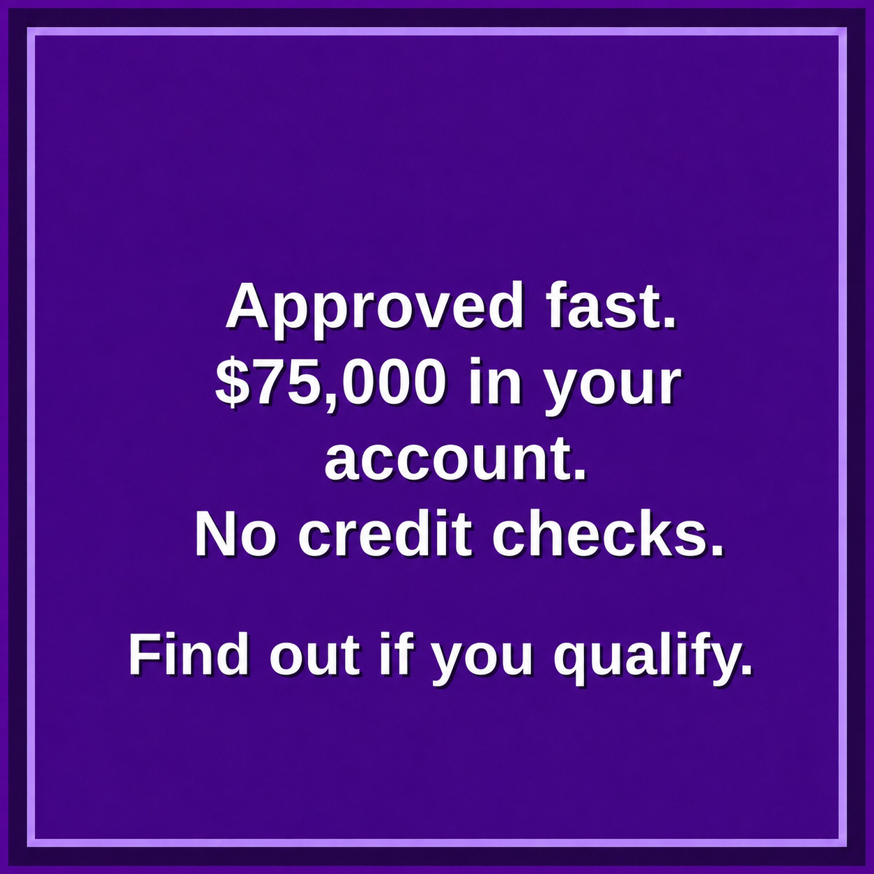 Compare 1 - Australia Facebook ad: Get funds in 24 hours or less