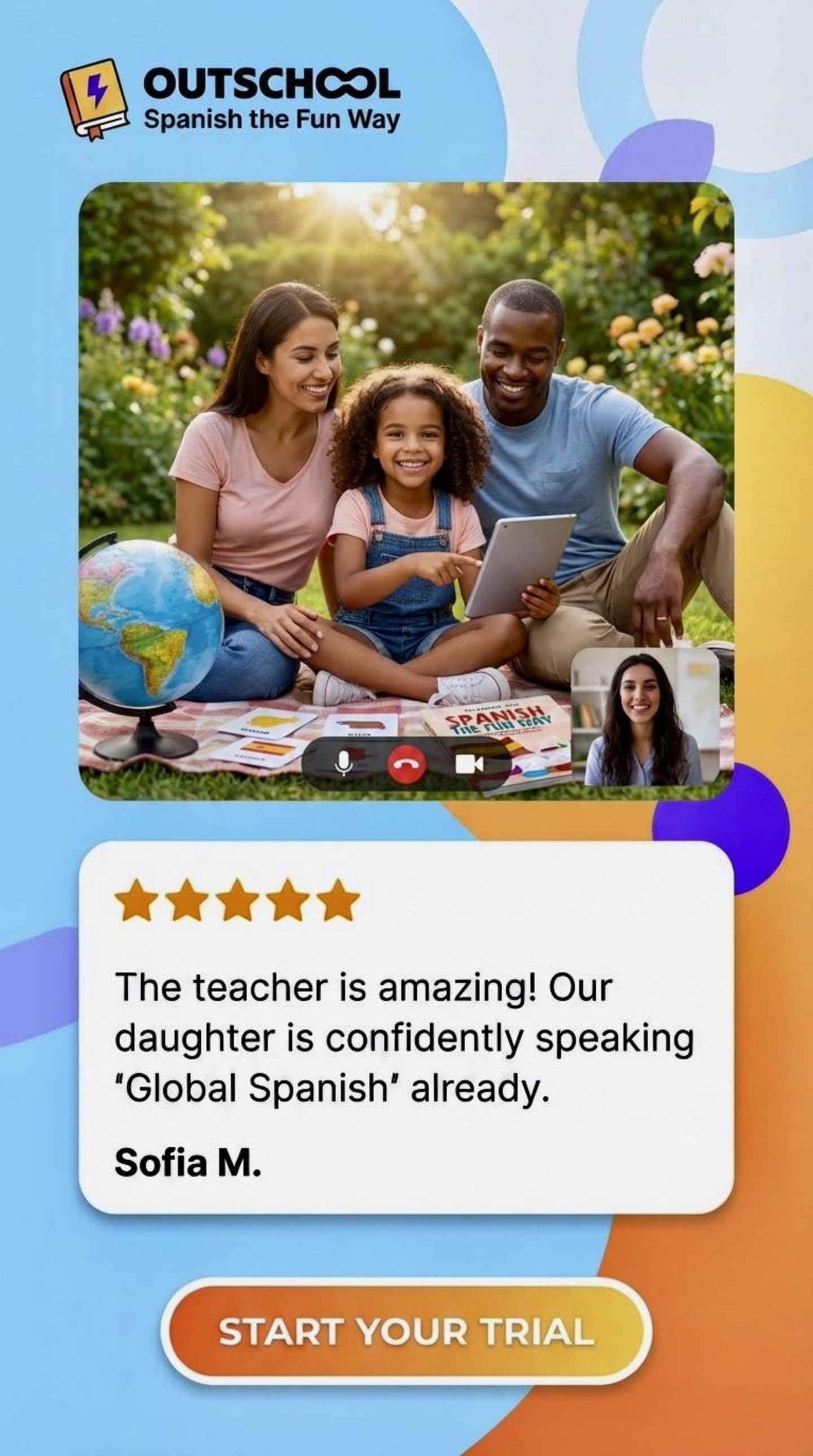 Spanish.Education Facebook ad