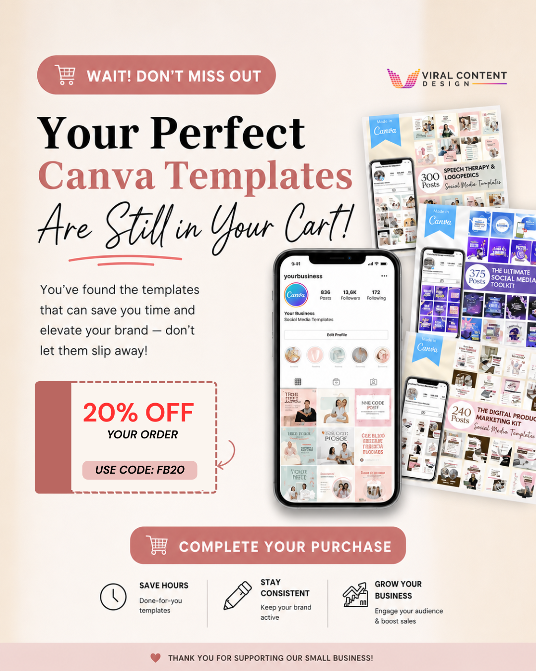 Viral Content Design Facebook ad