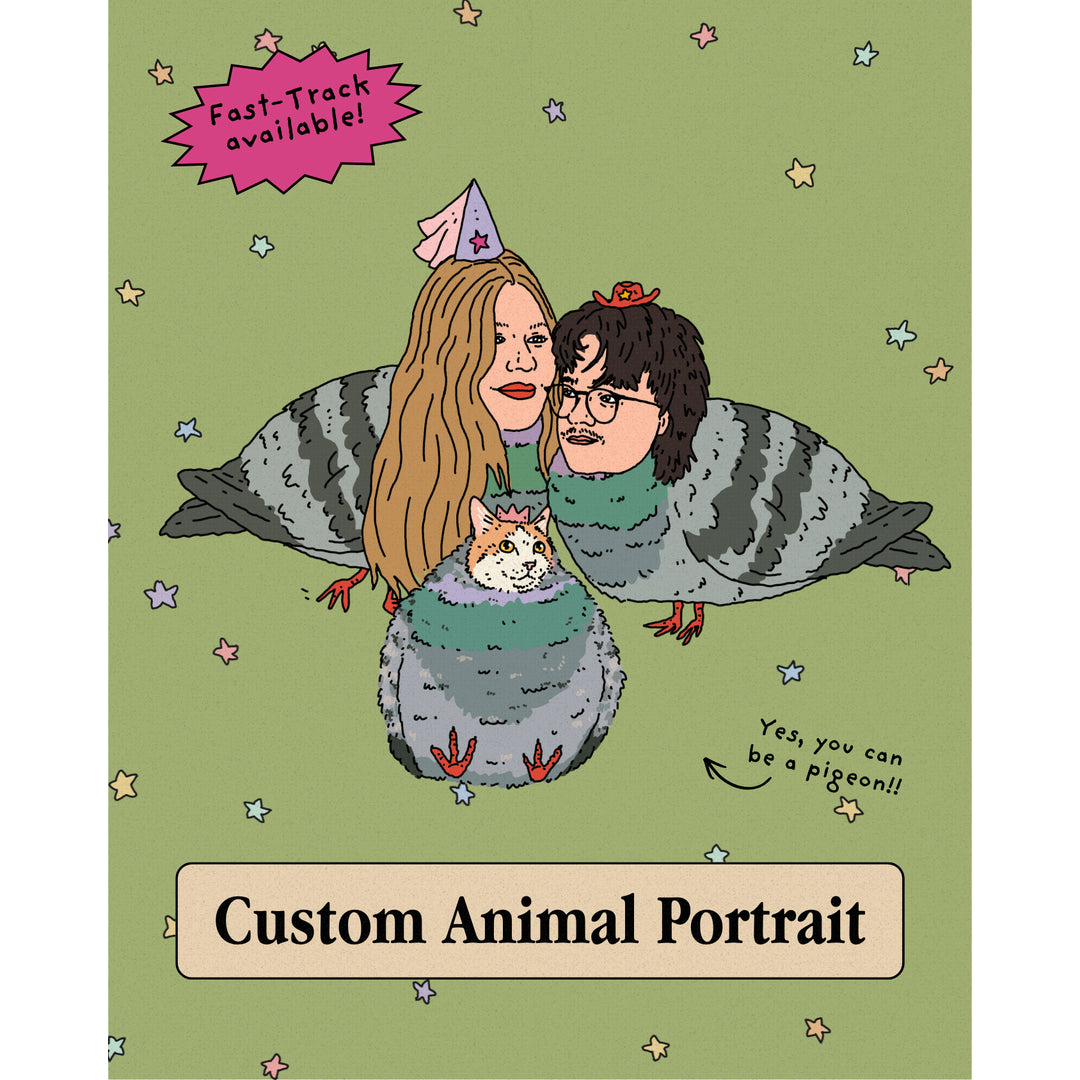 ODD HAND CO. Facebook ad: Hand-drawn CUSTOM portraits by ODD HAND!