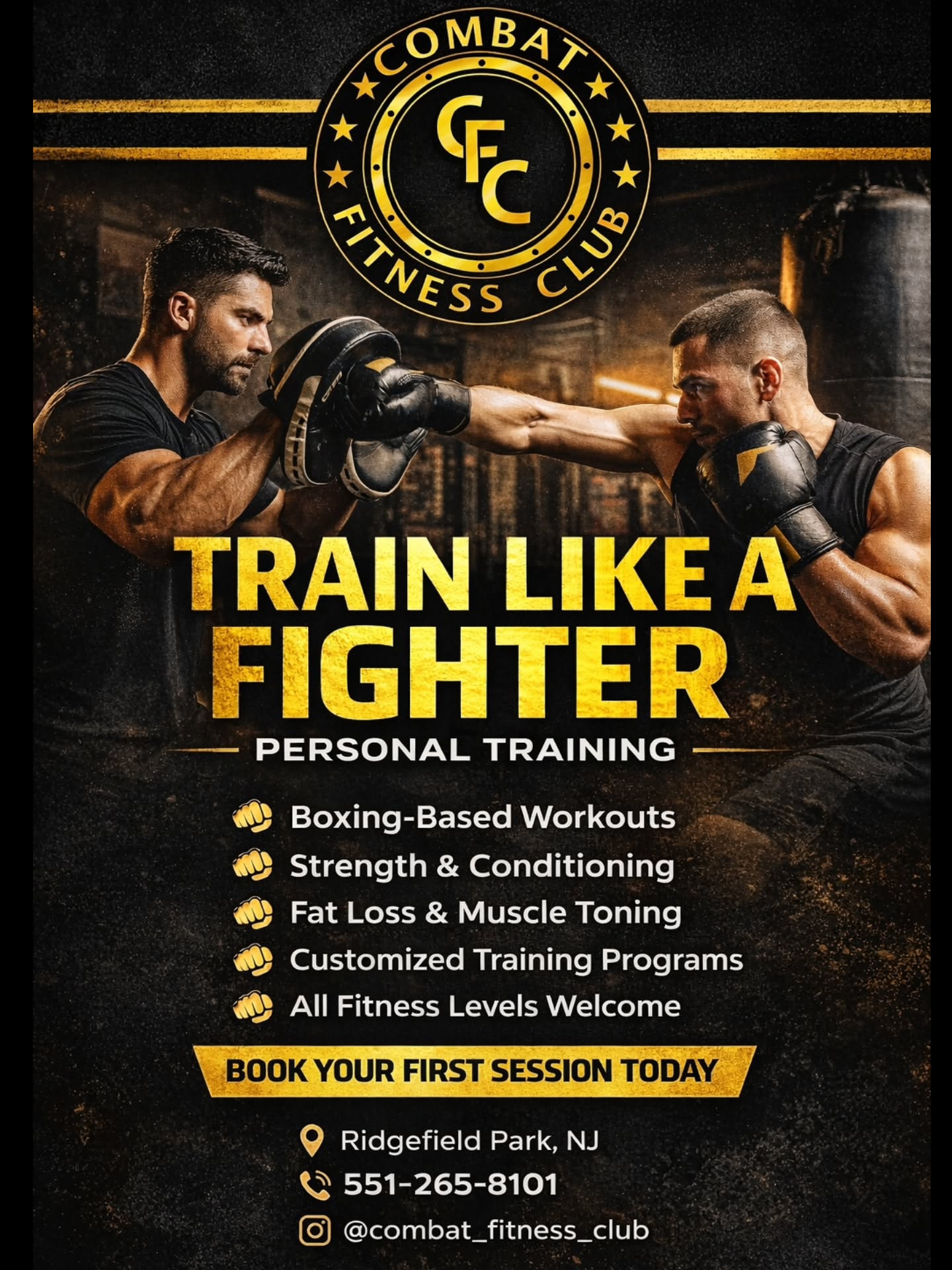 Combat Fitness Club CFC Facebook ad: Best Of Both Worlds | Boxing & Fitness