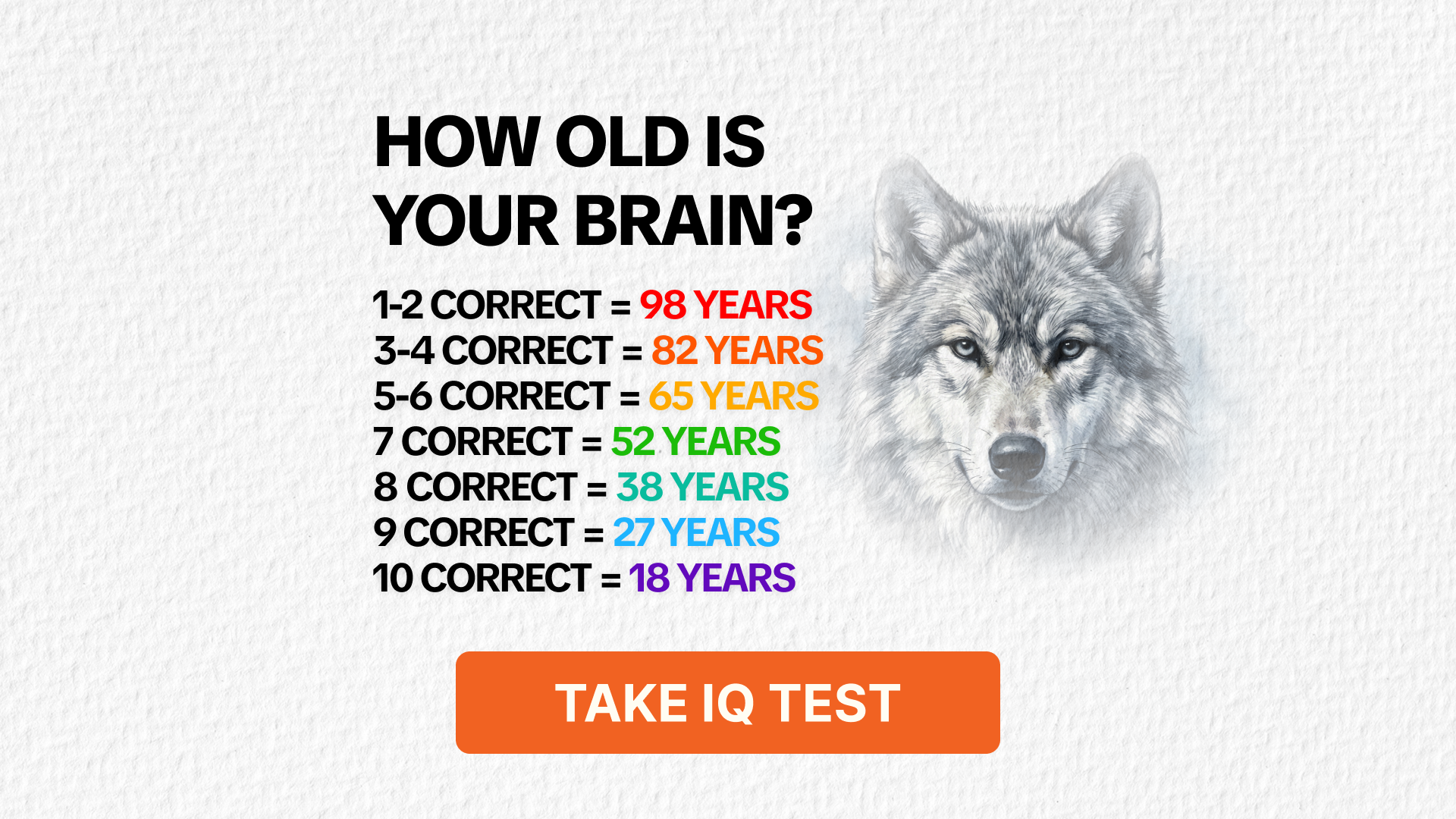 My IQ Facebook ad