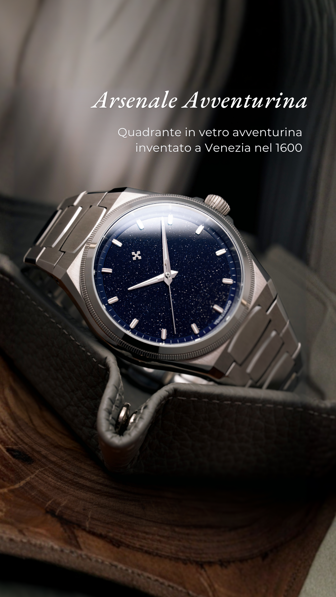 Venezianico Facebook ad: Venezianico. El Renacimiento de la relojería italiana.