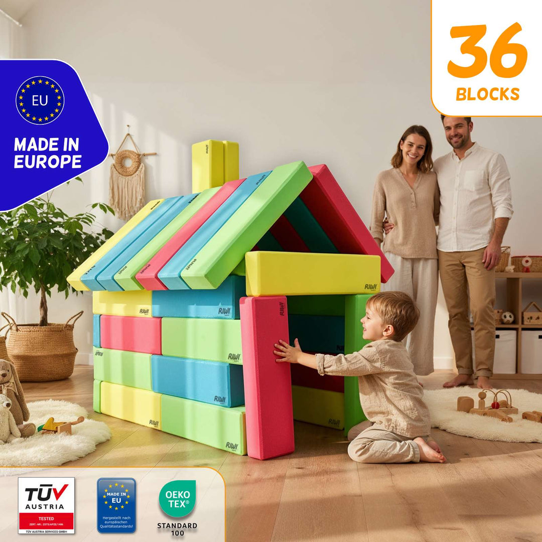 RIWI buildit Facebook ad: RIWI ist für die GANZE Familie!
