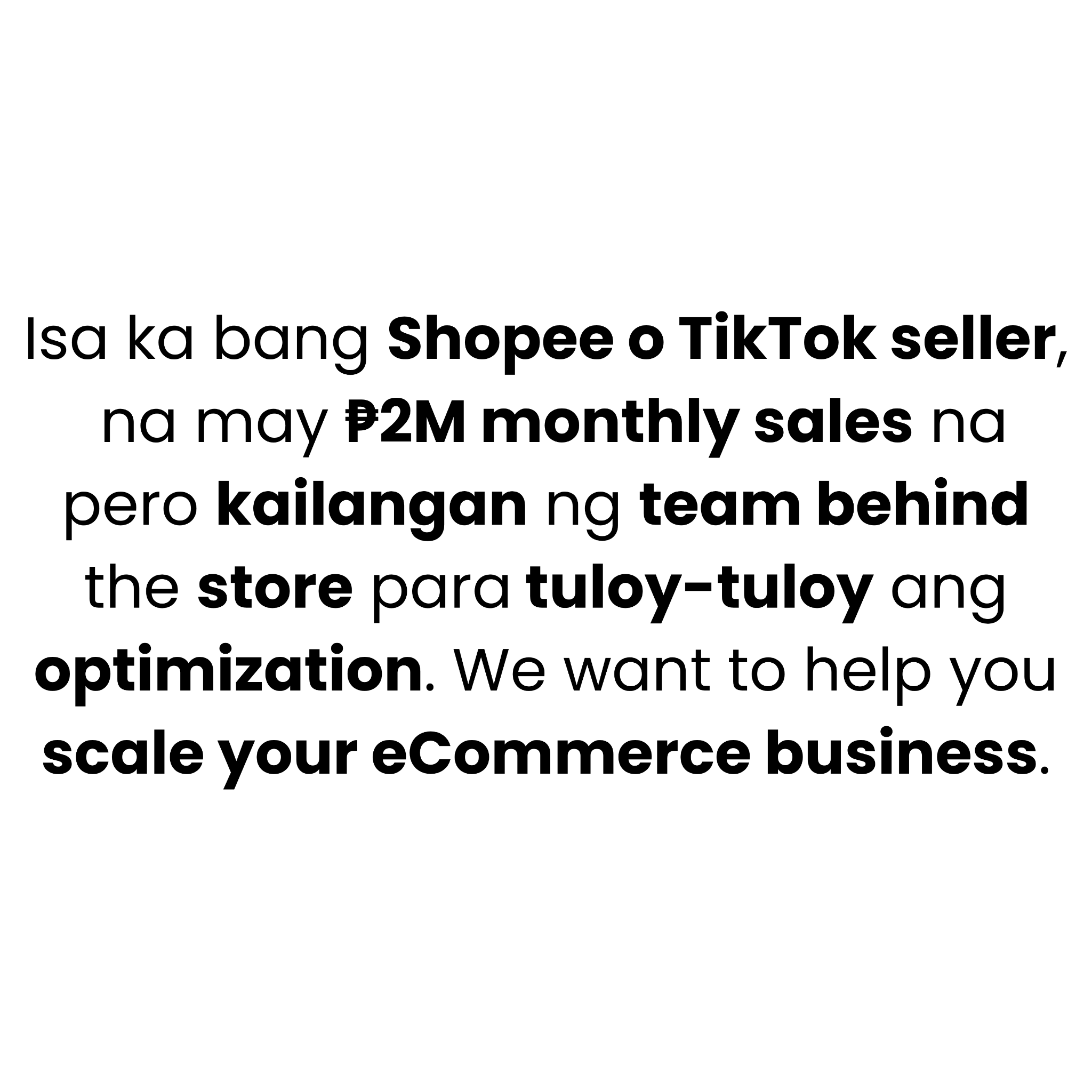 ECOM Accelerator Facebook ad