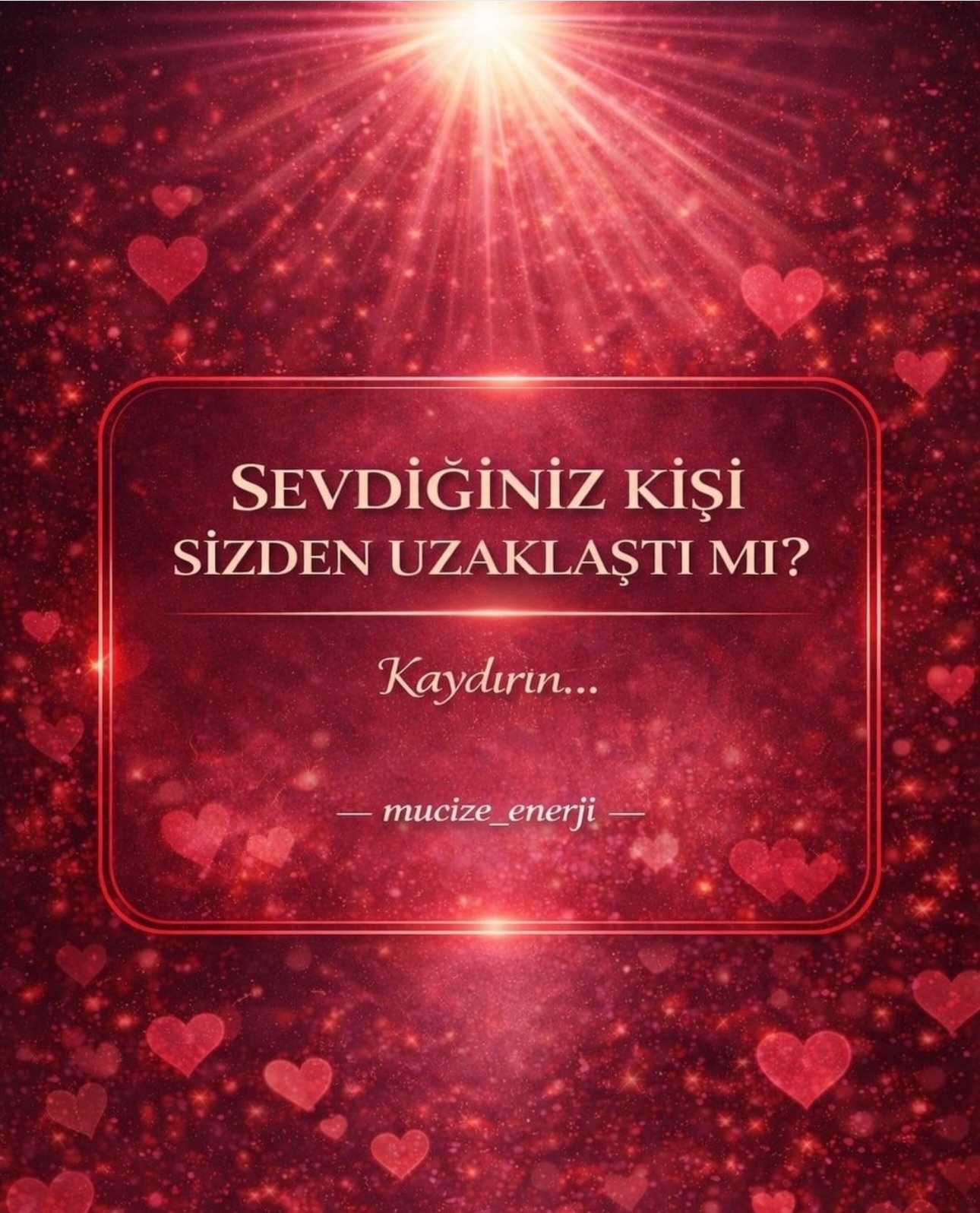MUCİZE ENERJİ Facebook ad: Bazı Bağlar Bitmez.