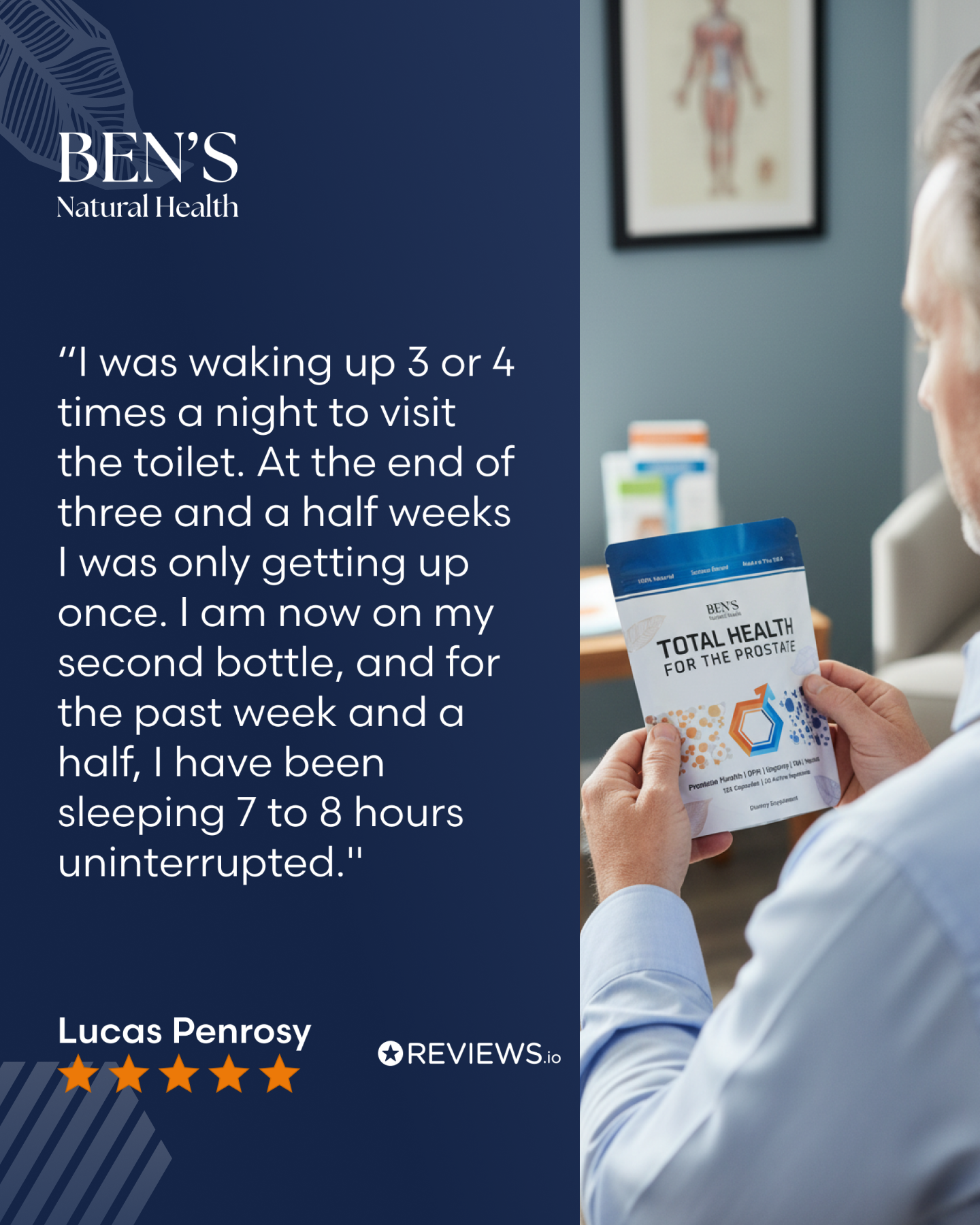 Ben's Natural Health Facebook ad