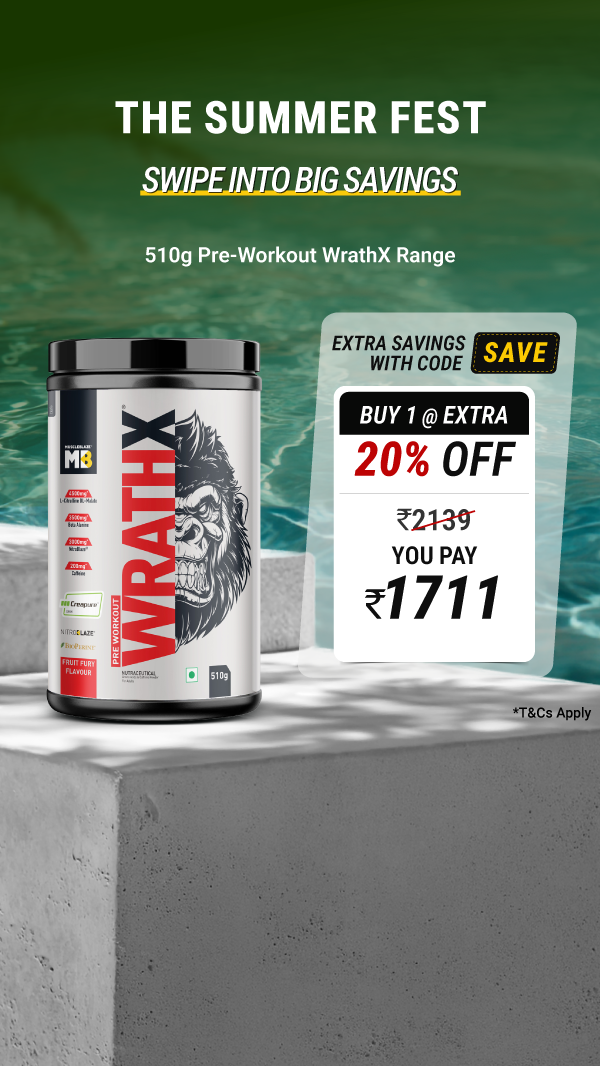 MuscleBlaze Facebook ad