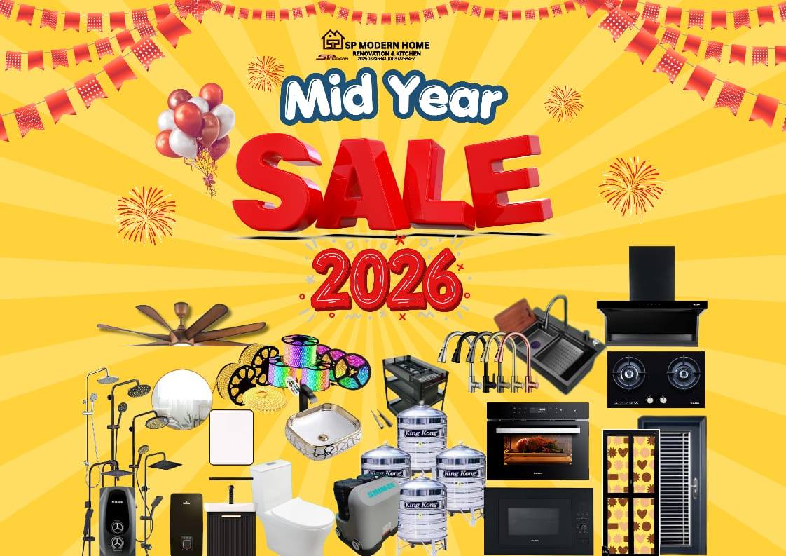 Sp modern home accessory Facebook ad: MID YEAR SALE 2026 SALES