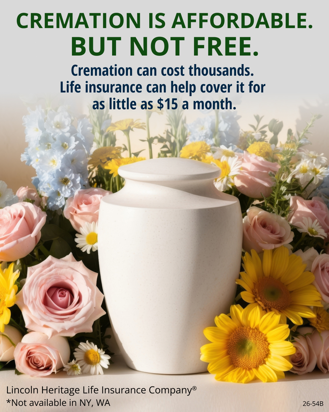 Lincoln Heritage Funeral Advantage Facebook ad