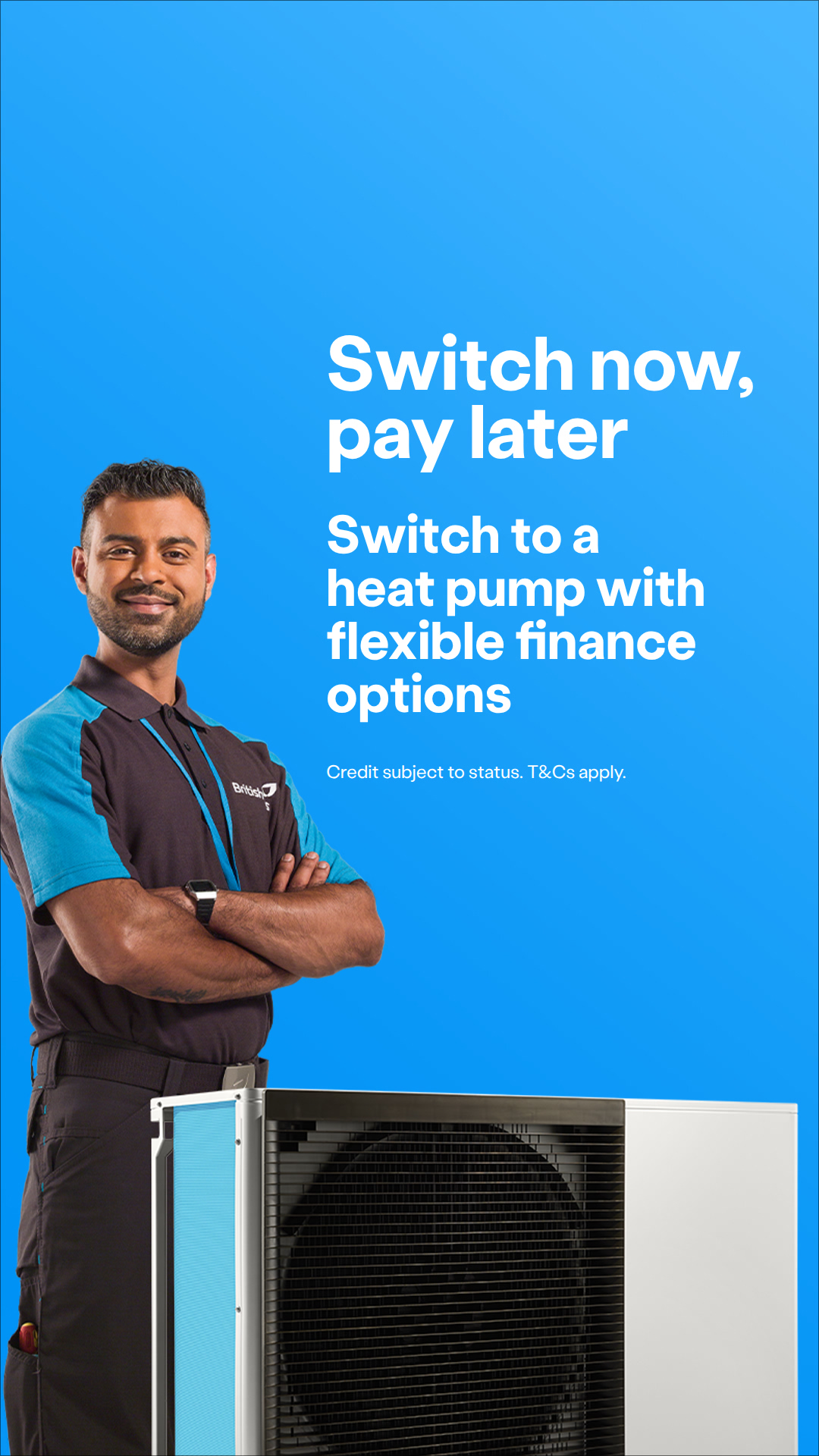 British Gas Facebook ad
