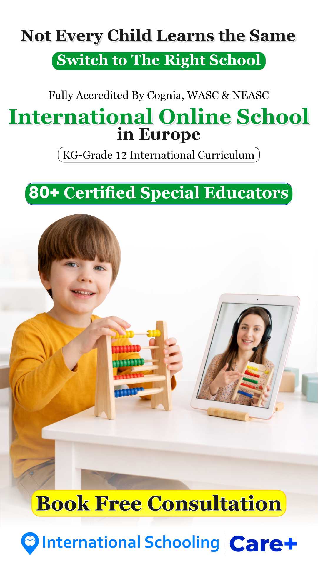 International Schooling Facebook ad