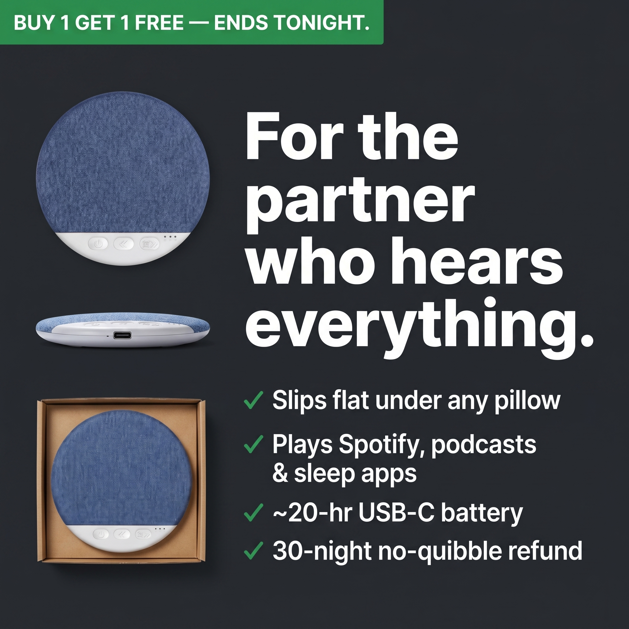 PilloPod Facebook ad