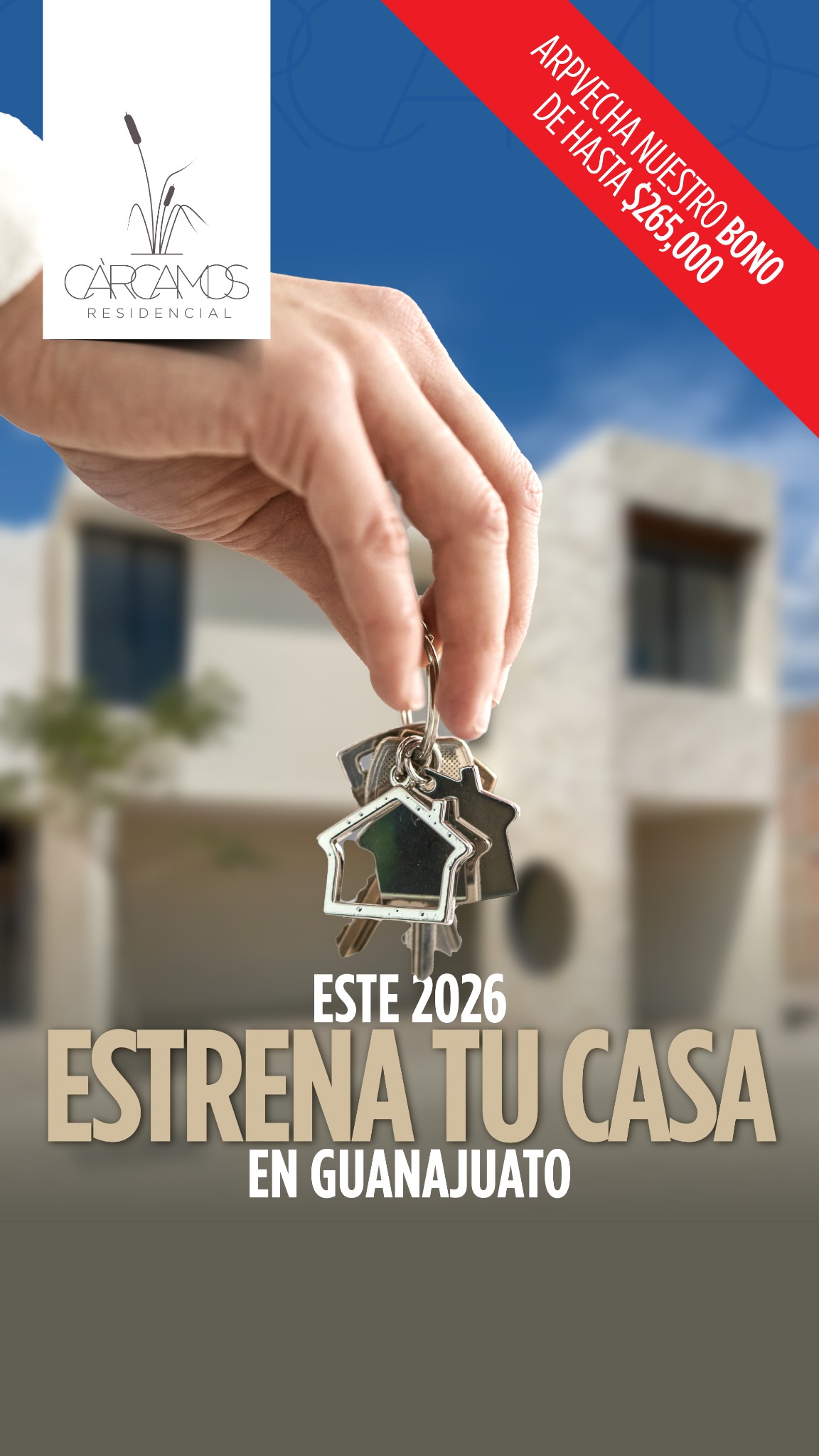 Residencial Cárcamos Facebook ad from May 25, 2026