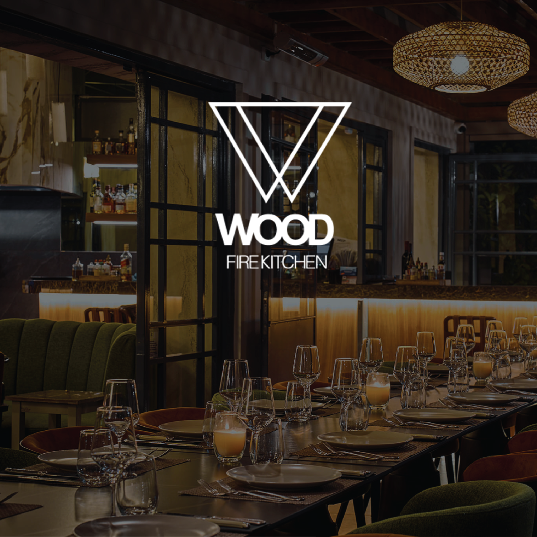 Wood Restaurant ad creative